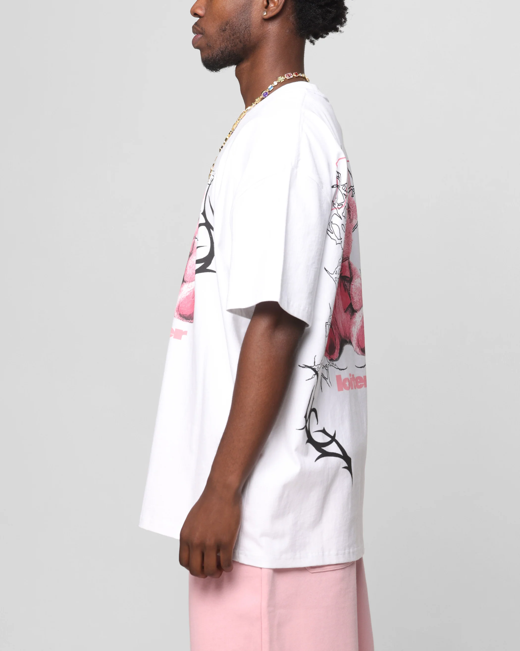 Loiter Care T-Shirt White - Image 6