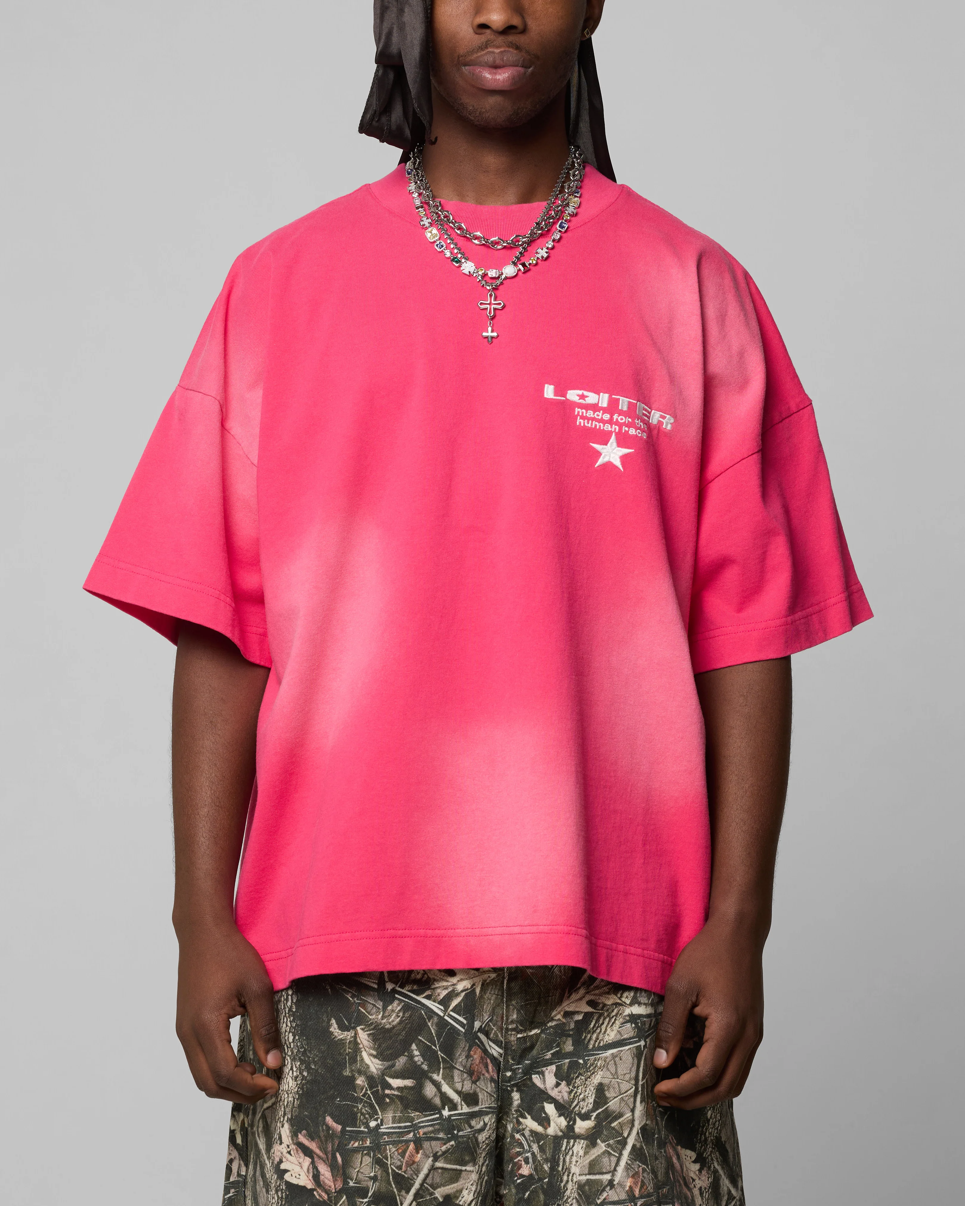 Loiter Celestial T-Shirt Pink - Image 2