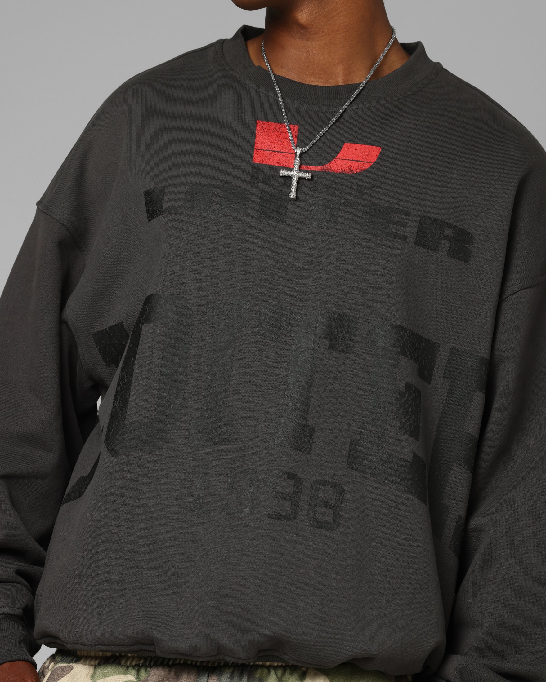 Loiter Champ Crewneck Black - Image 7