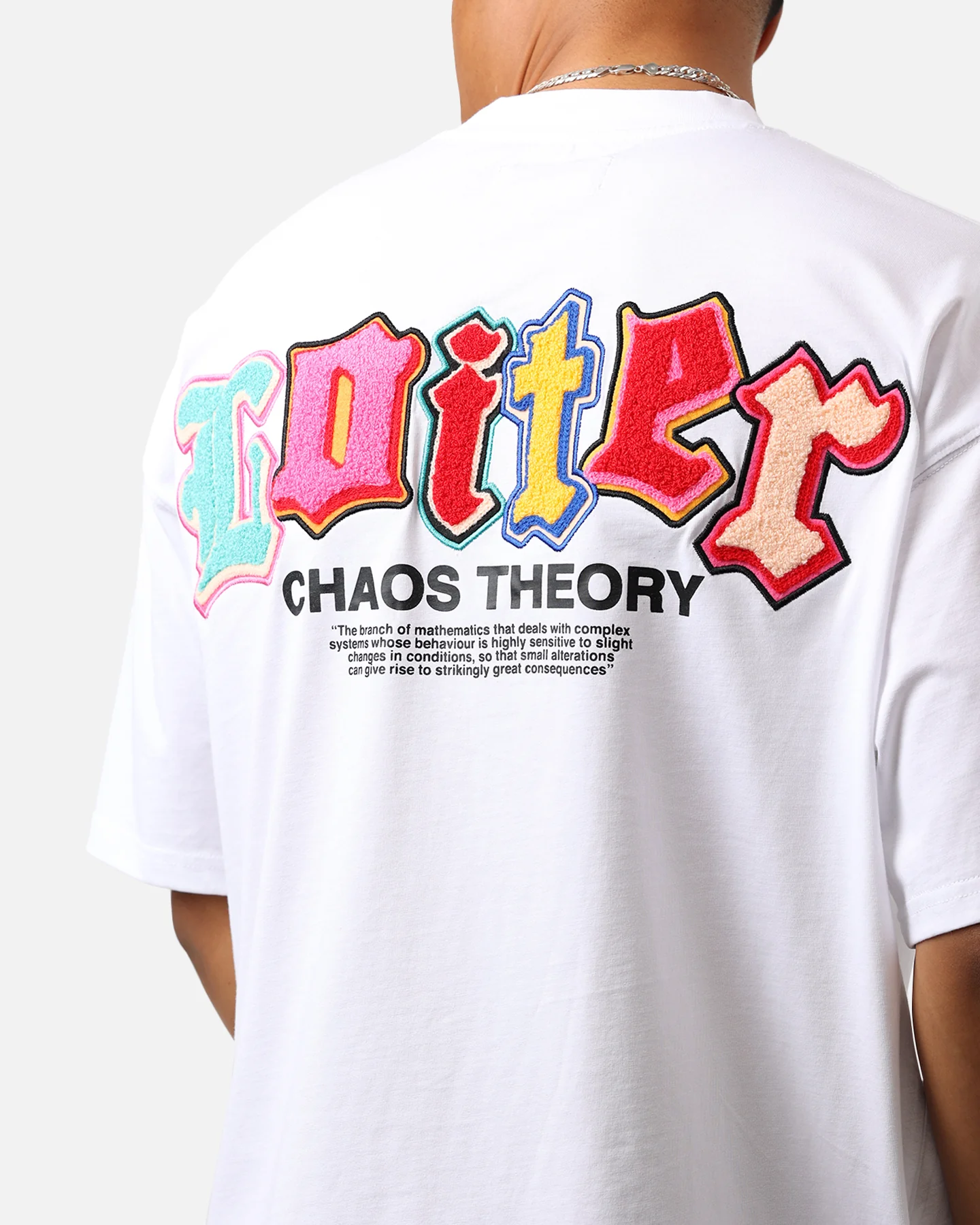 Loiter Chaos Theory T-Shirt White - Image 9