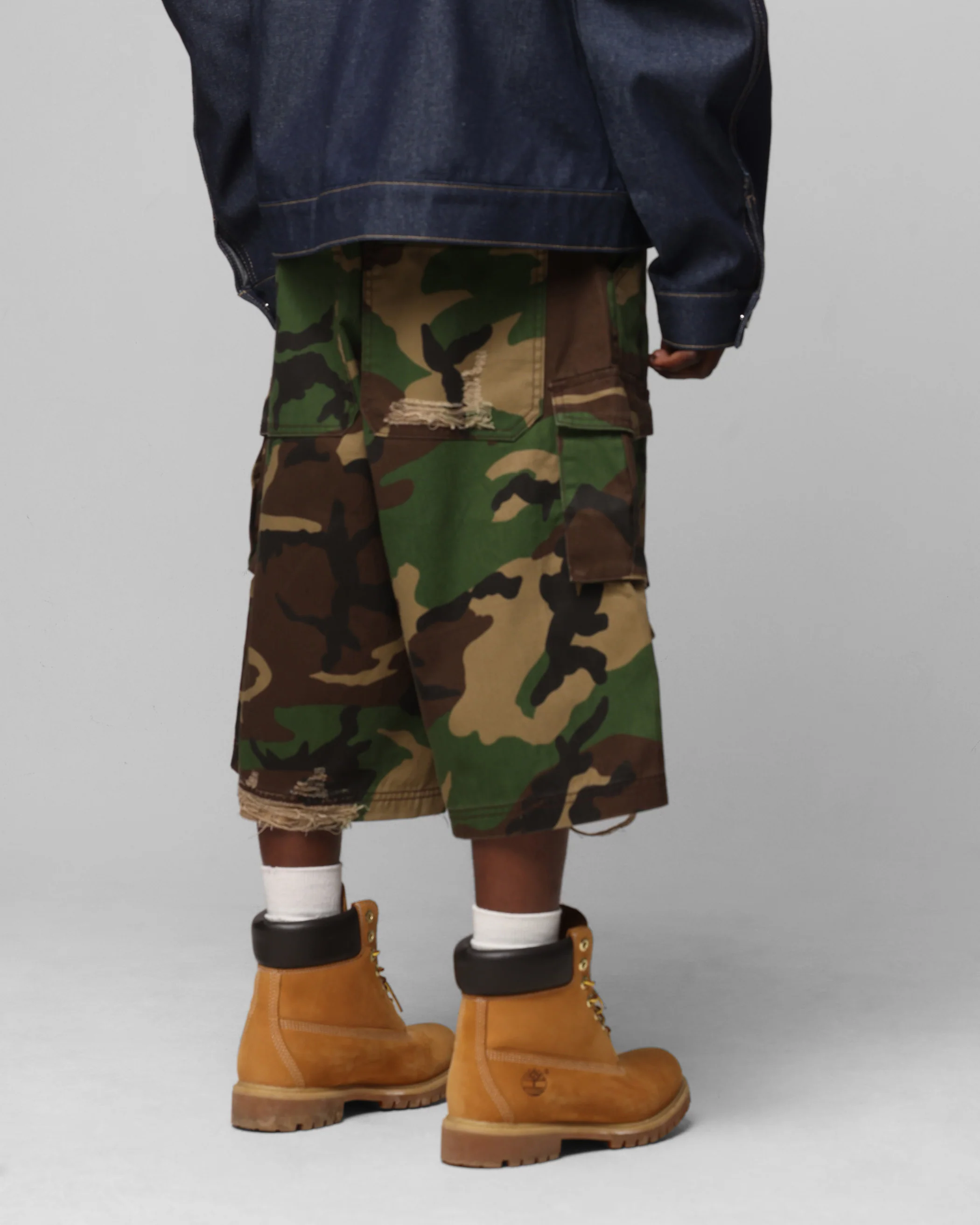 Loiter Collateral Cargo Shorts Camo - Image 5