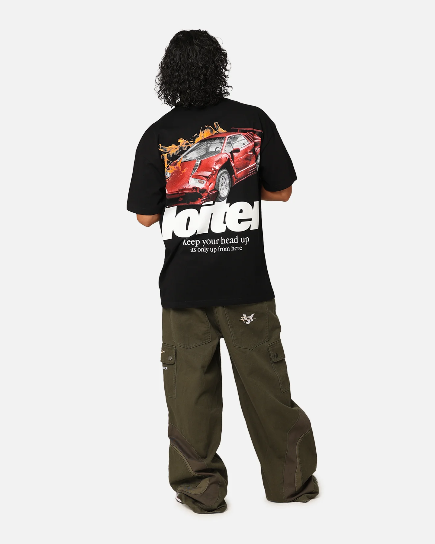 Loiter Collision T-Shirt Black - Image 3