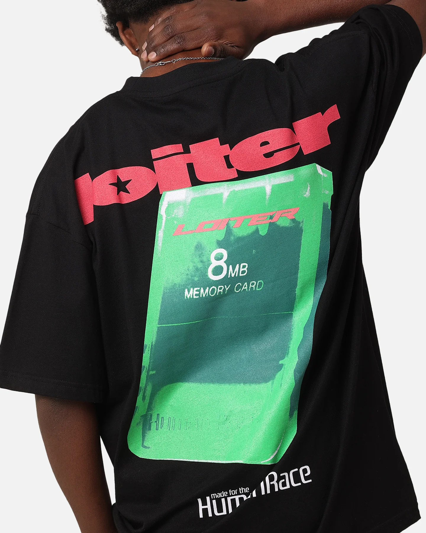 Loiter Core Memory T-Shirt Black - Image 8