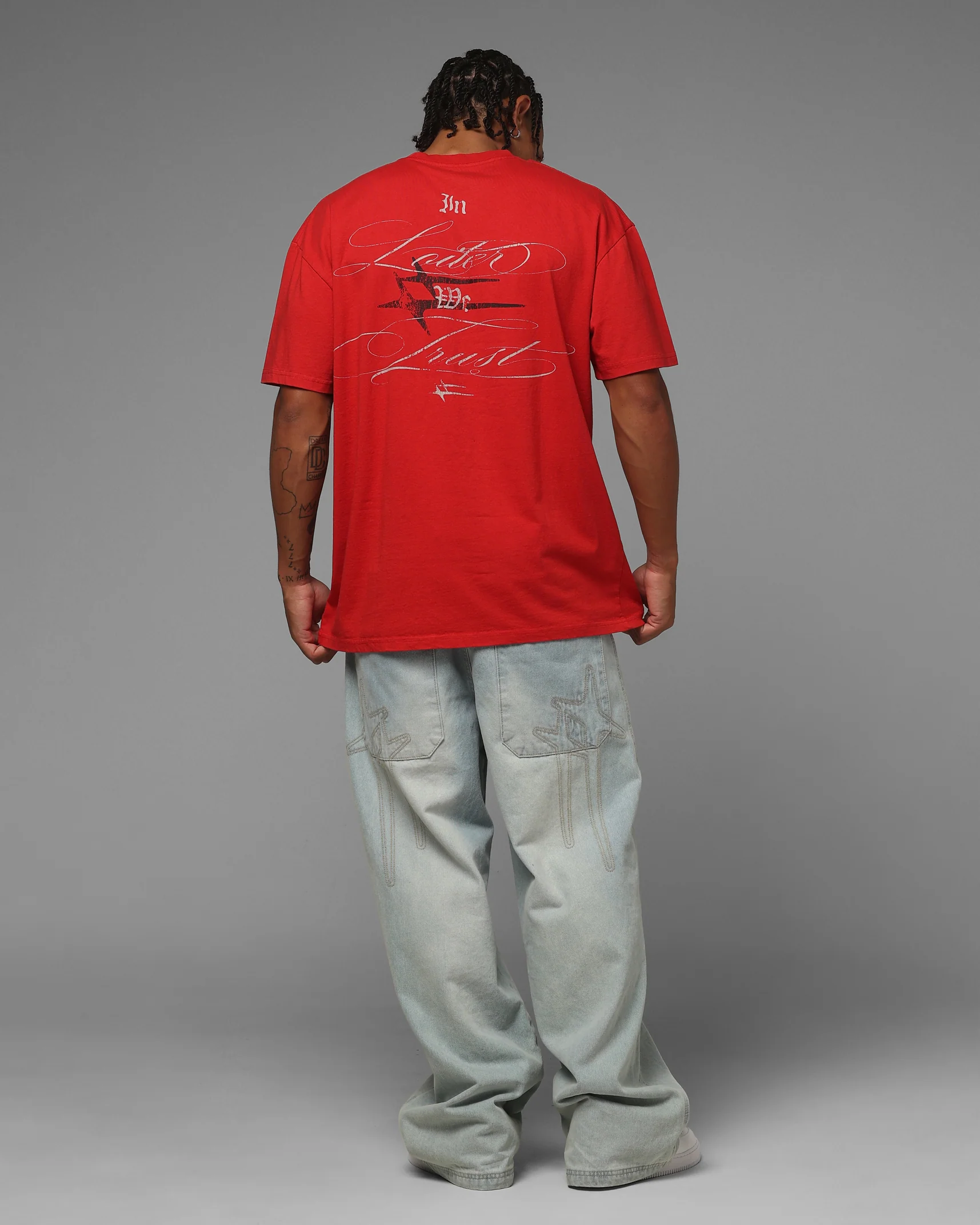 Loiter Devotion T-Shirt Red - Image 3