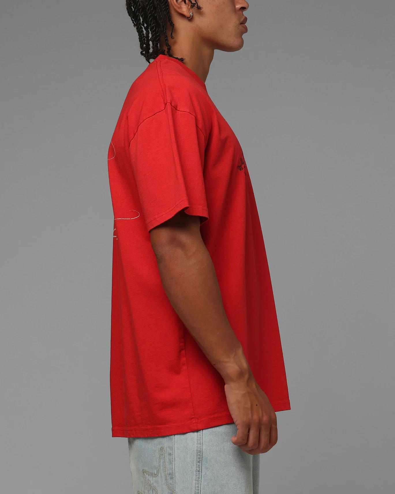 Loiter Devotion T-Shirt Red - Image 5
