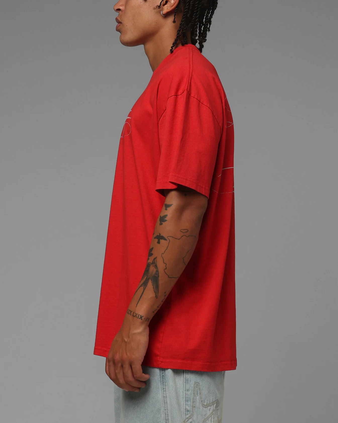Loiter Devotion T-Shirt Red - Image 6