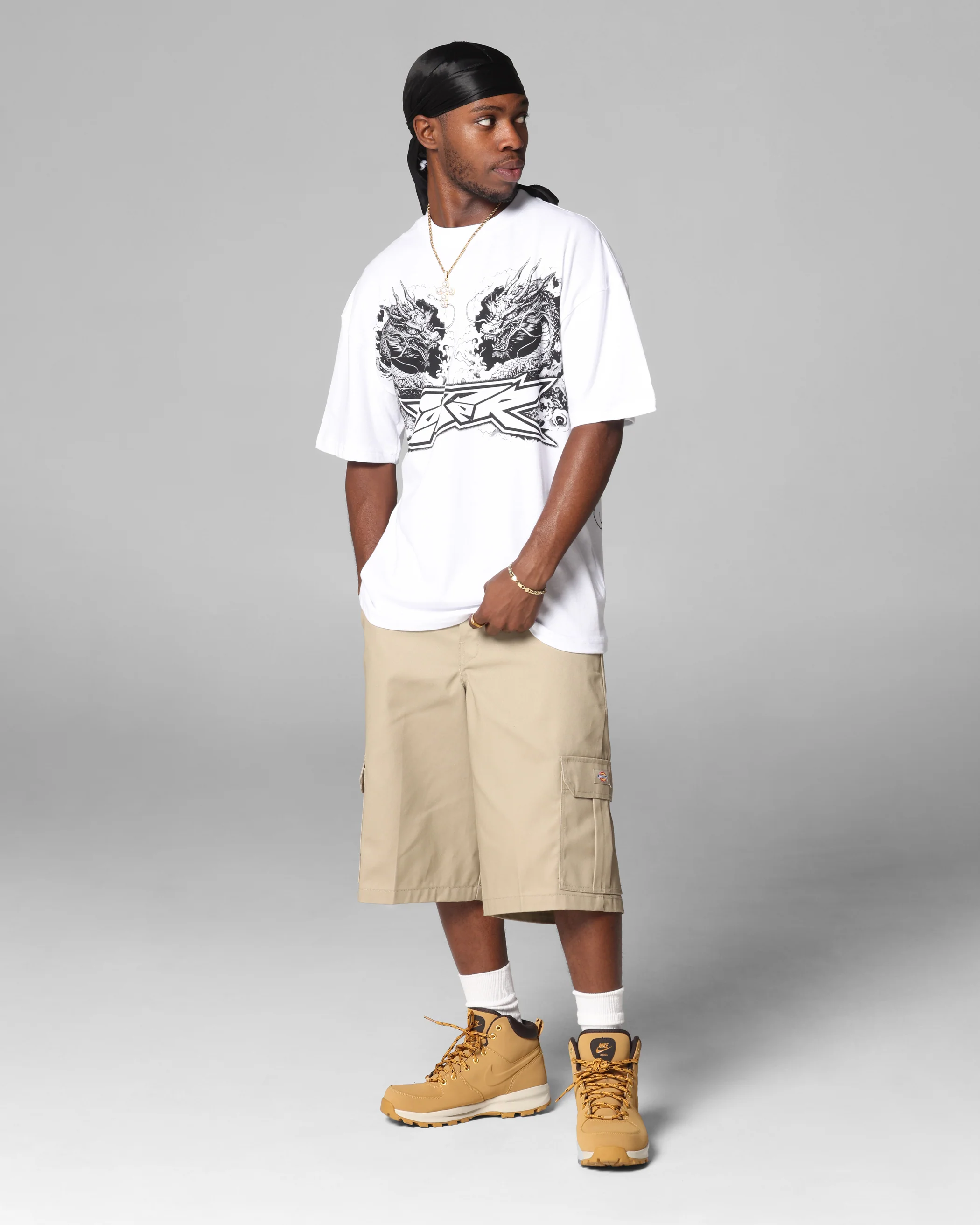 Loiter Draco Born T-Shirt White - Image 4