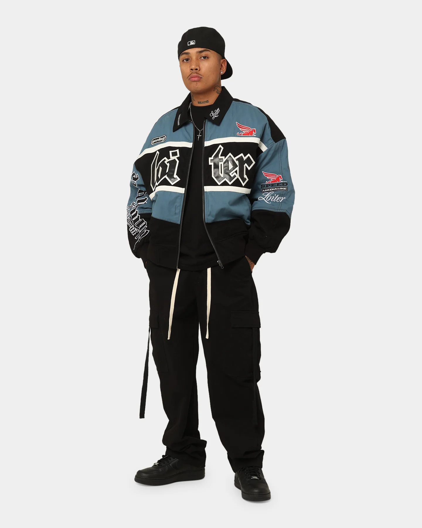 Loiter Drift Circuit Jacket Blue/Black - Image 3
