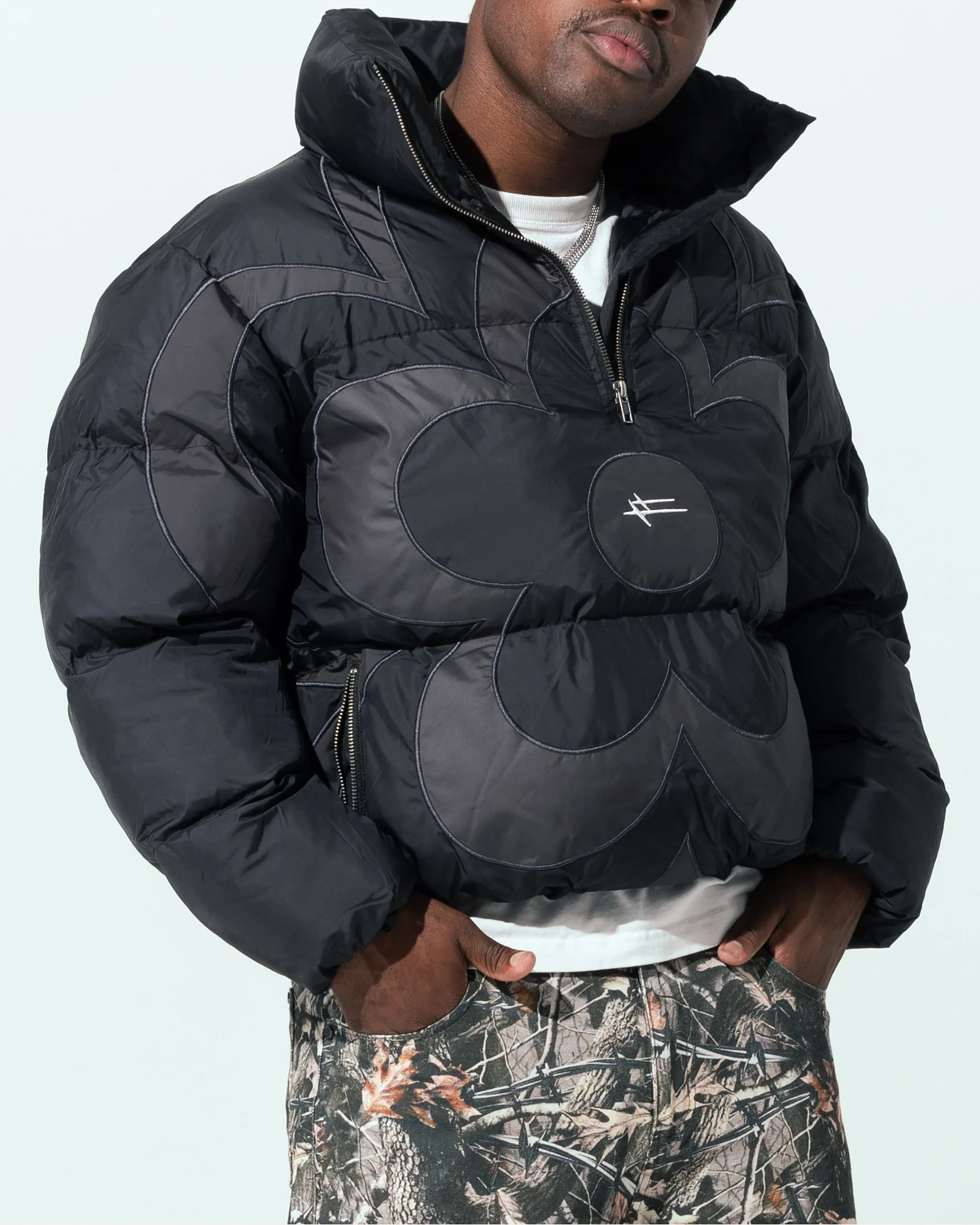 Loiter Eden Puffer Jacket Black - Image 6