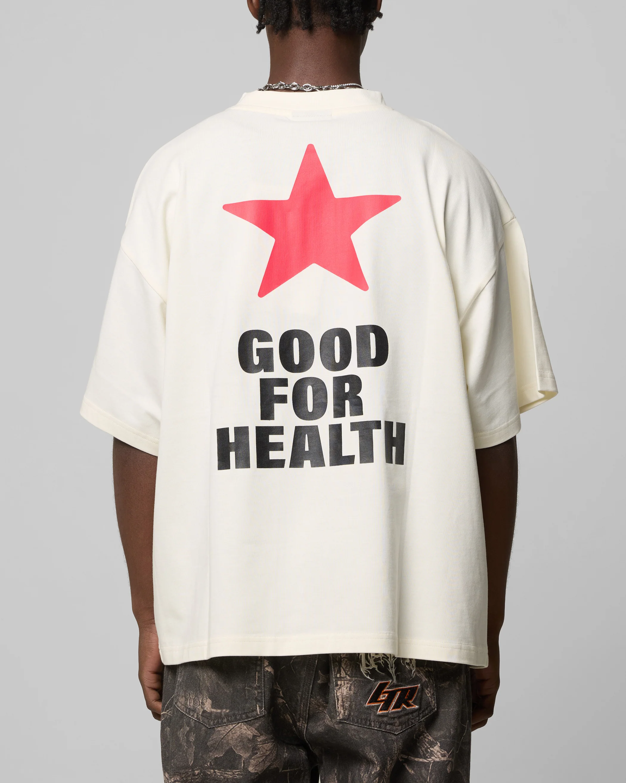 Loiter Grill Set T-Shirt Off White - Image 2