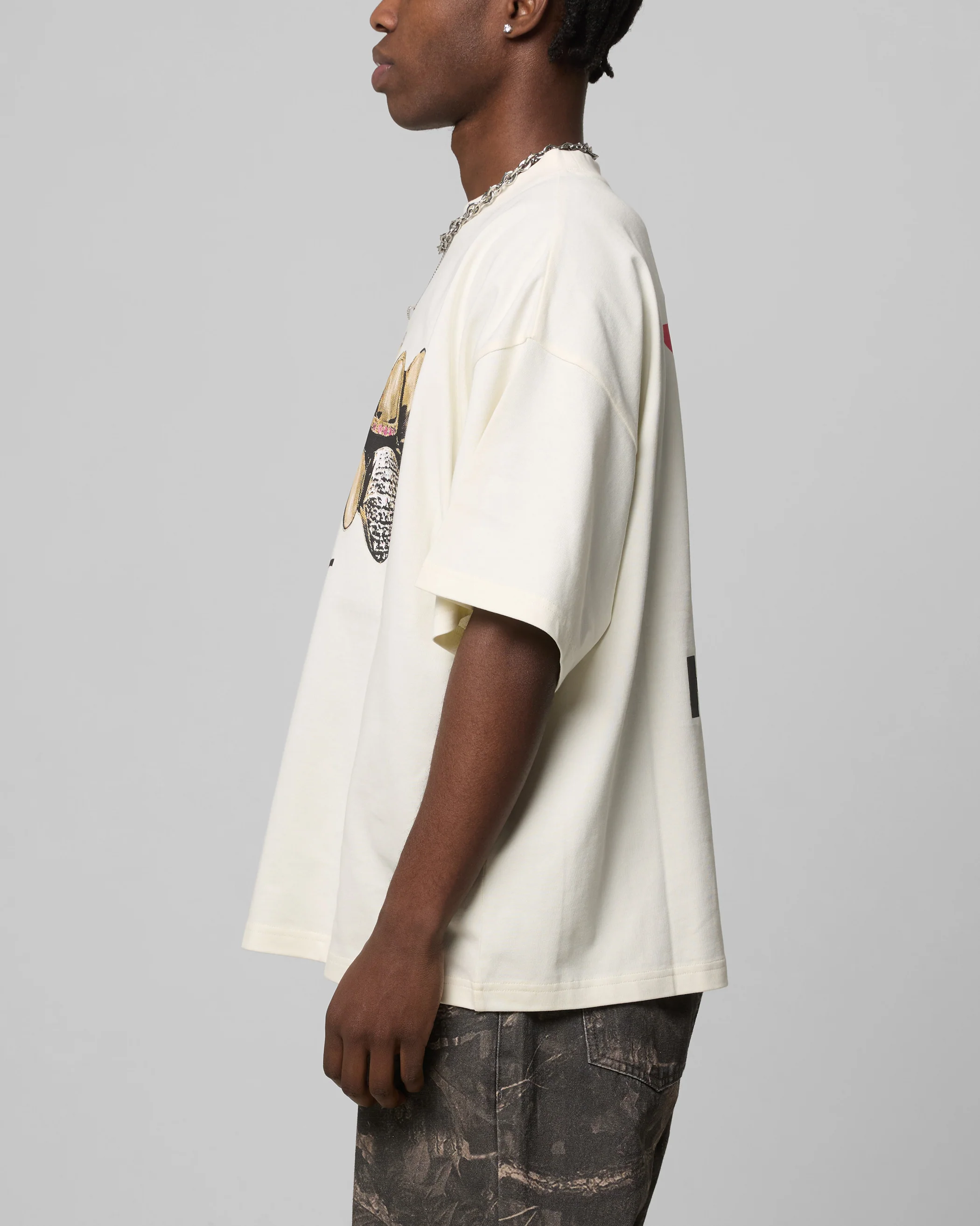 Loiter Grill Set T-Shirt Off White - Image 6