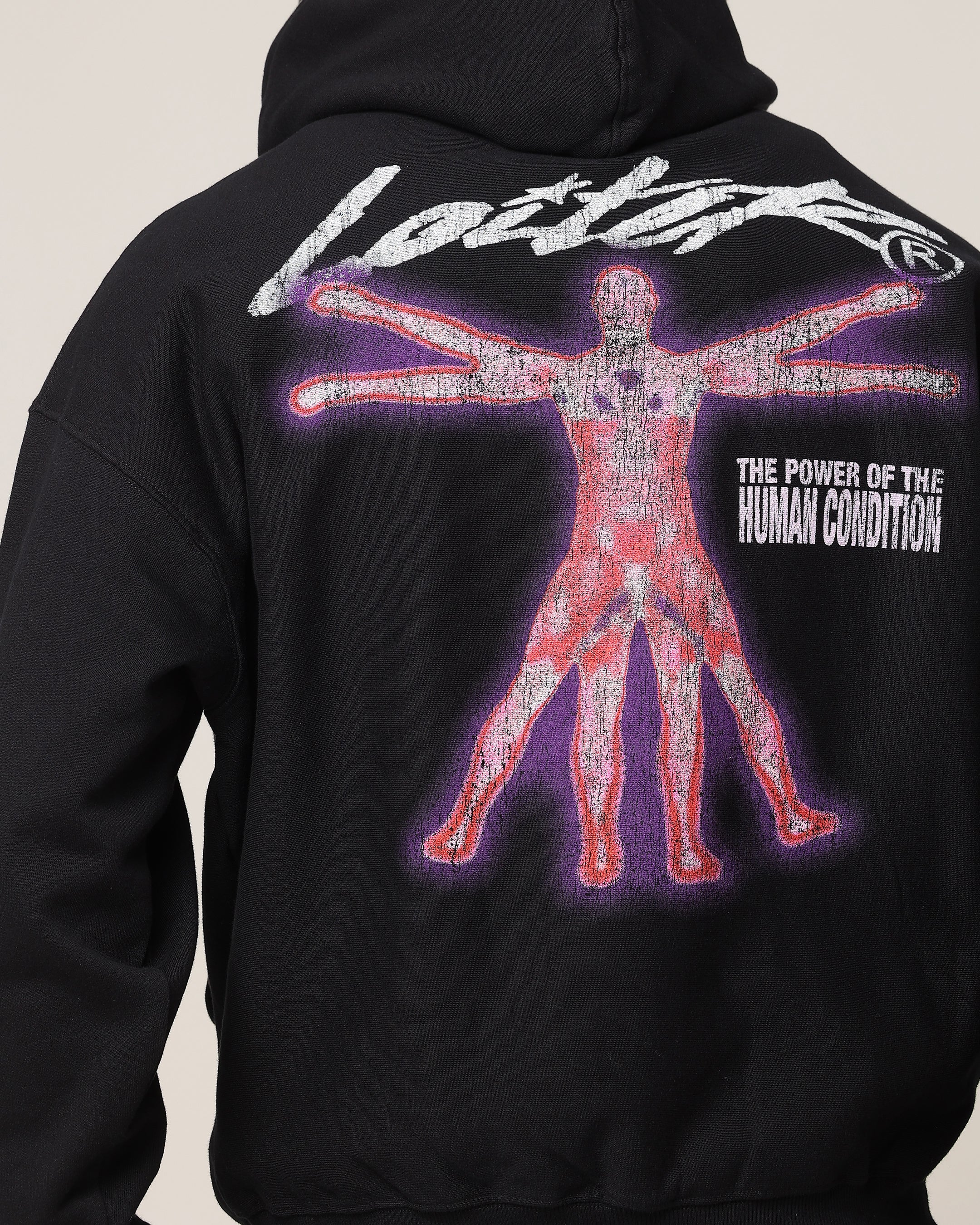 Loiter Human Condition Hoodie Black - Image 7