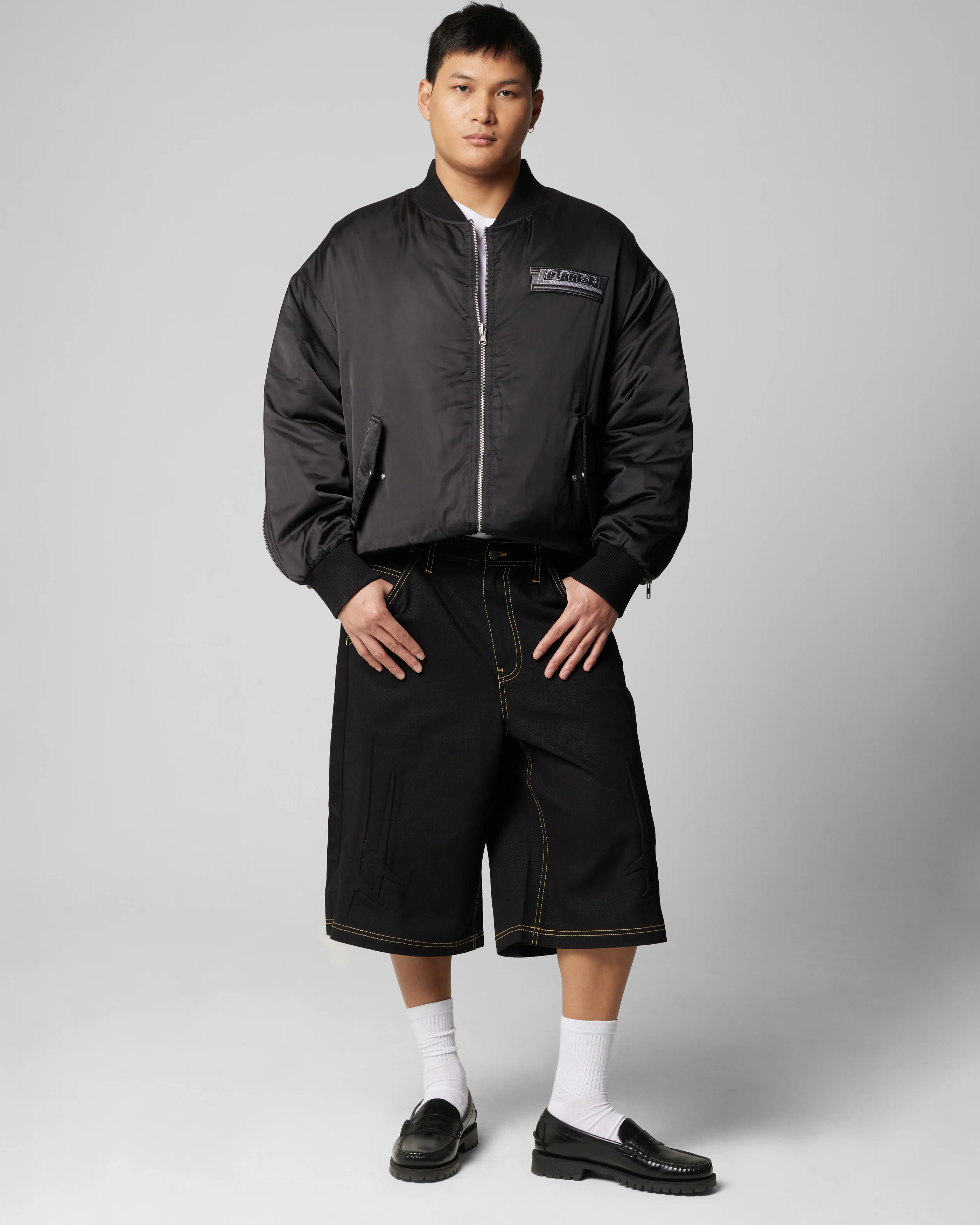 Loiter Hunter Reversible Jacket Black/Pink - Image 10