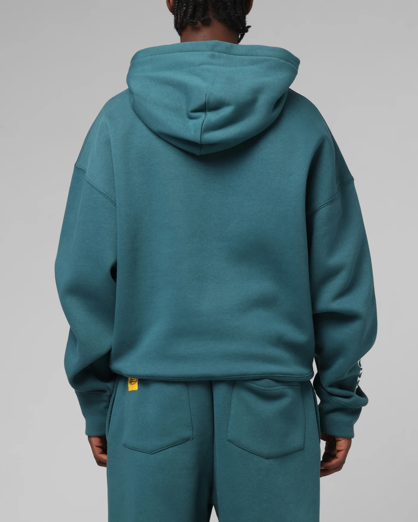Loiter Hybrid Premium Hoodie Teal - Image 5