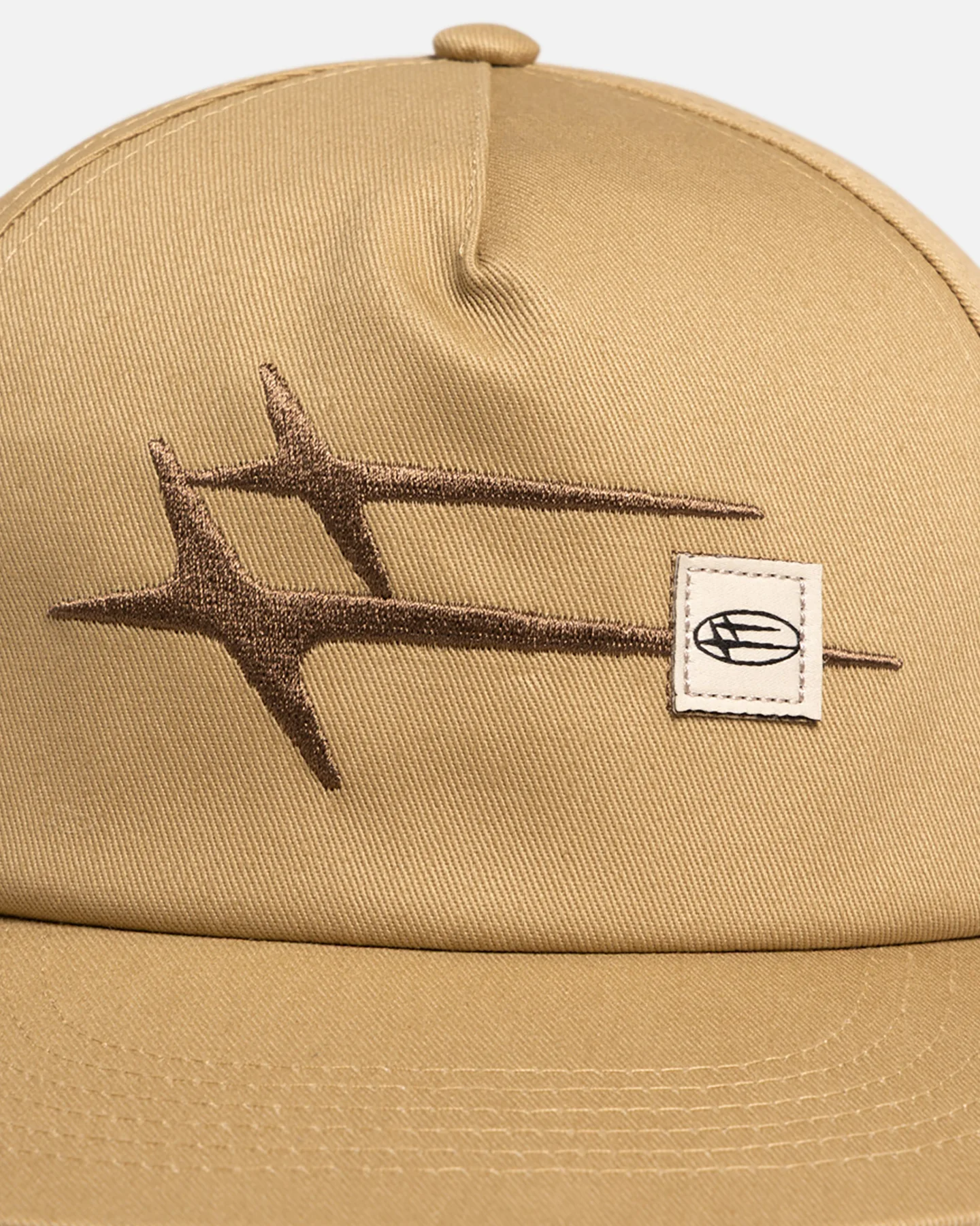 Loiter Hybrid Snapback Cap Khaki - Image 5