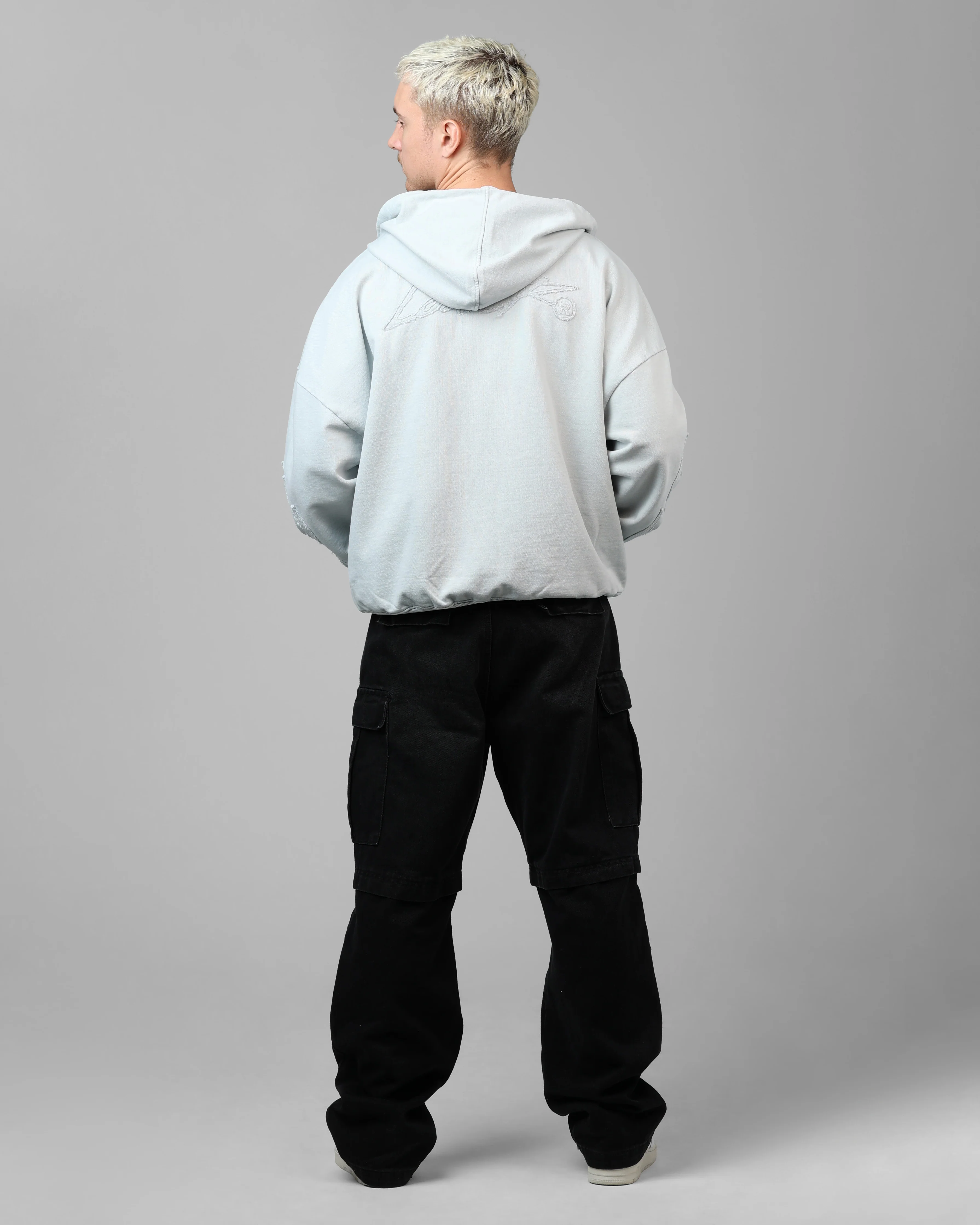 Loiter Inferno Hoodie Stone - Image 6