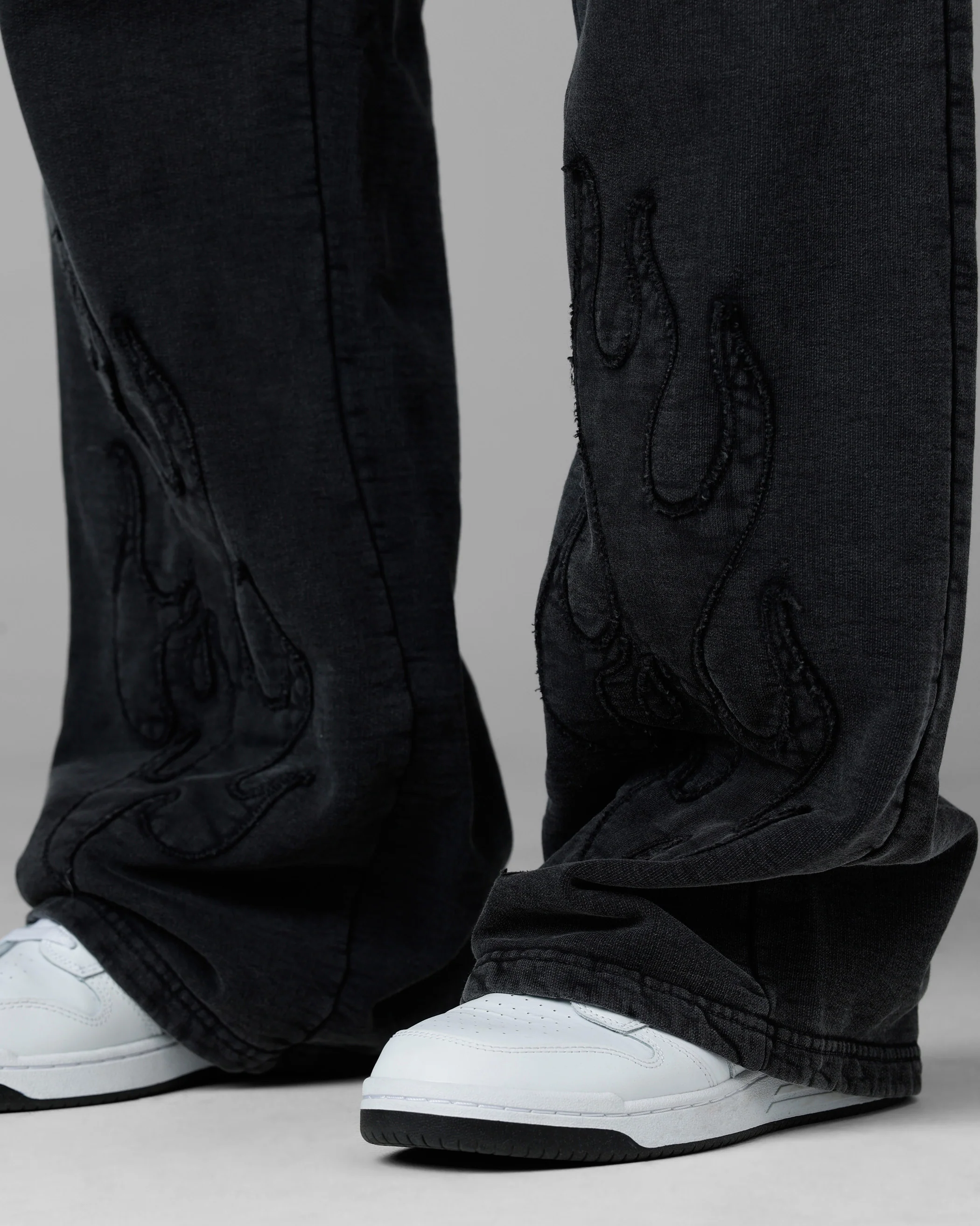 Loiter Inferno Sweatpants Washed Black - Image 7