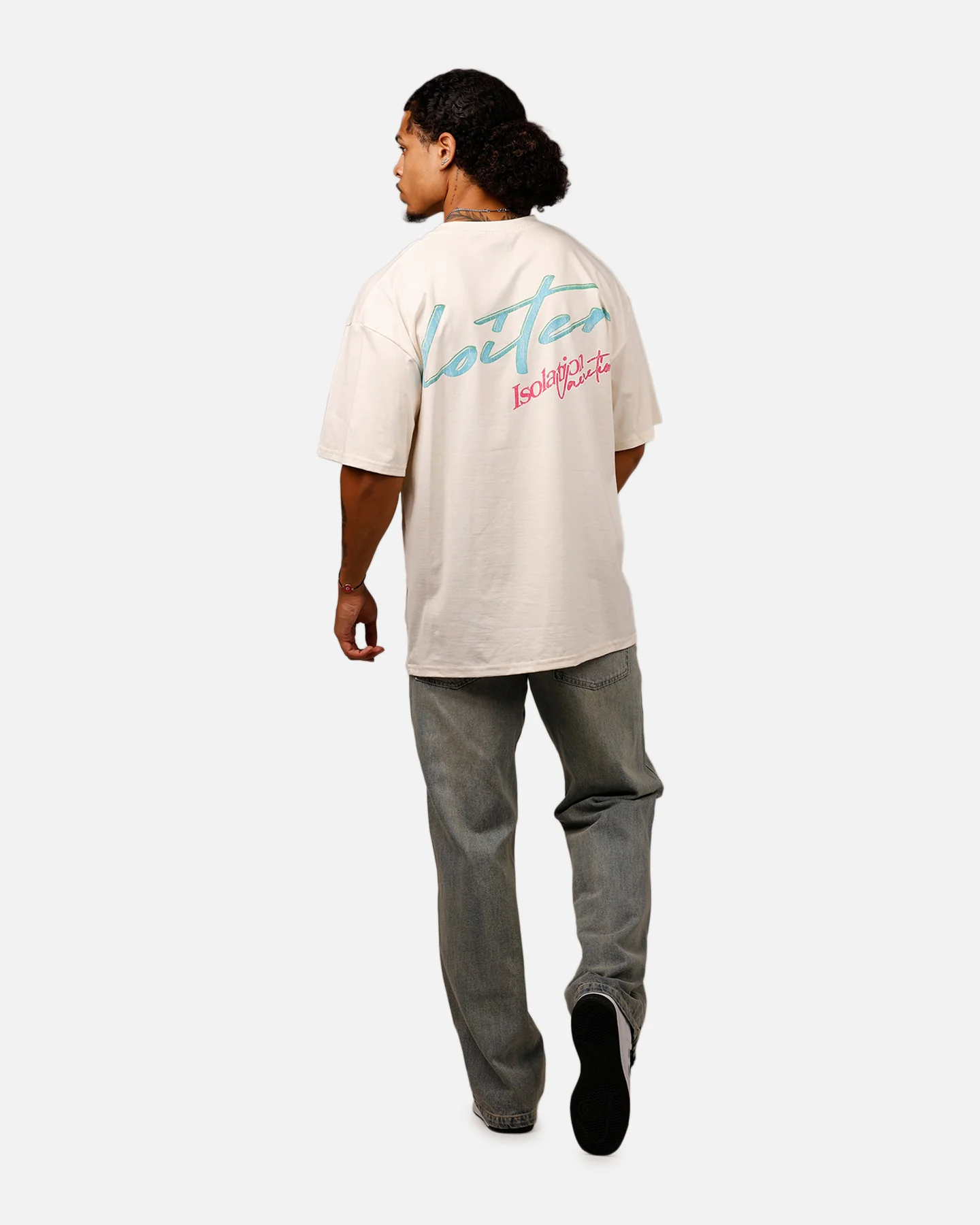 Loiter Isolation Vacation T-Shirt Off White - Image 6