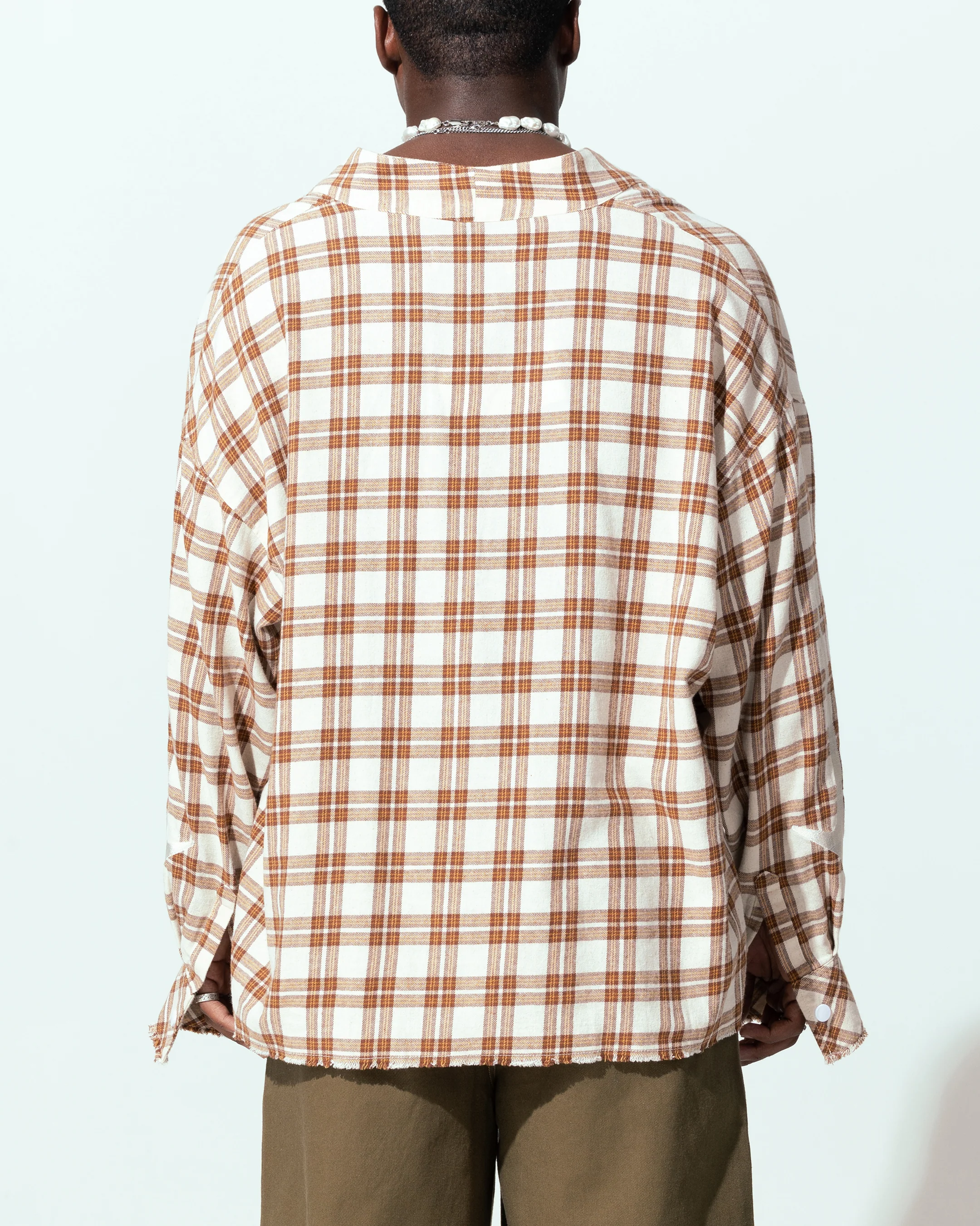 Loiter Kimono Flannel Tan - Image 2