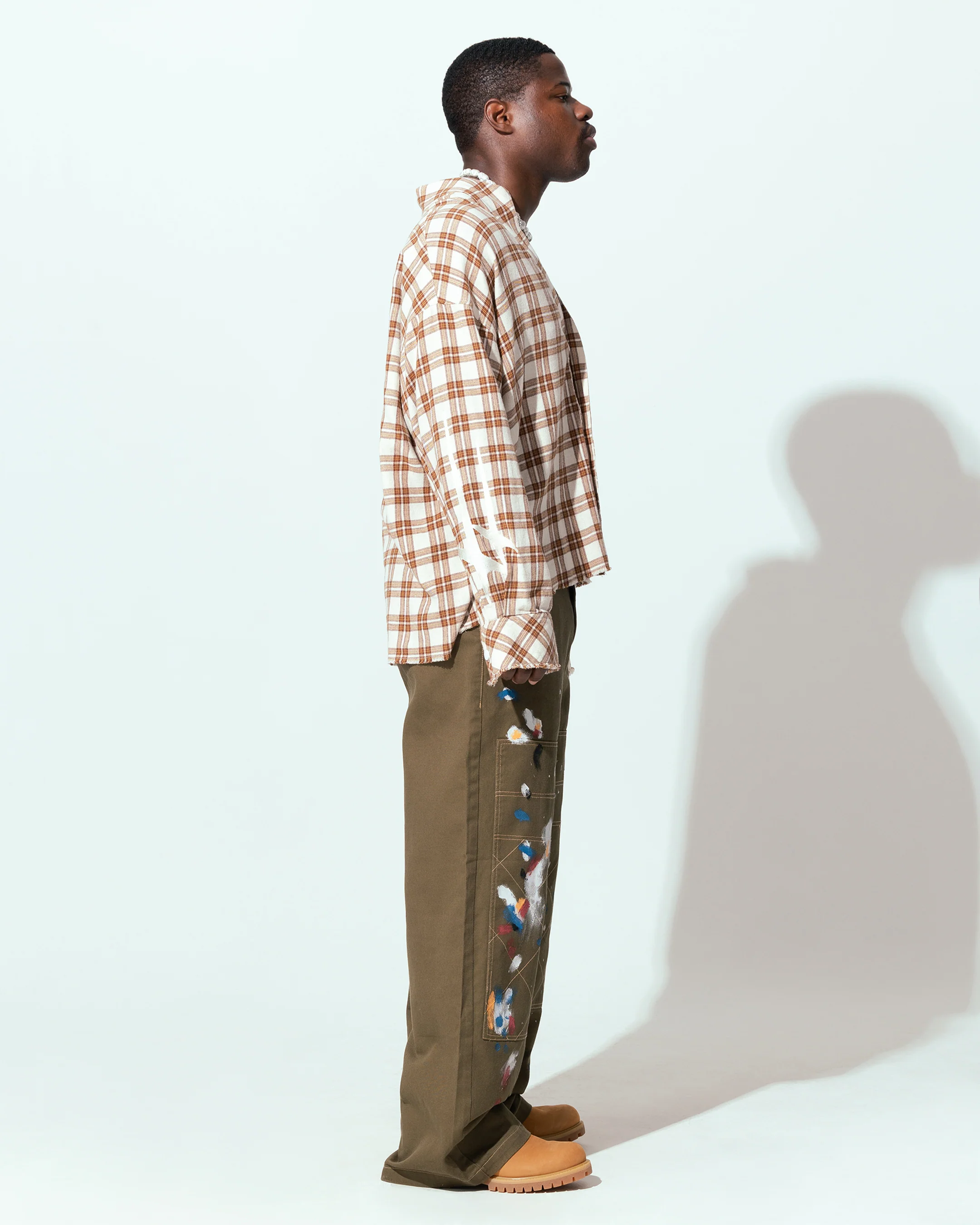 Loiter Kimono Flannel Tan - Image 5