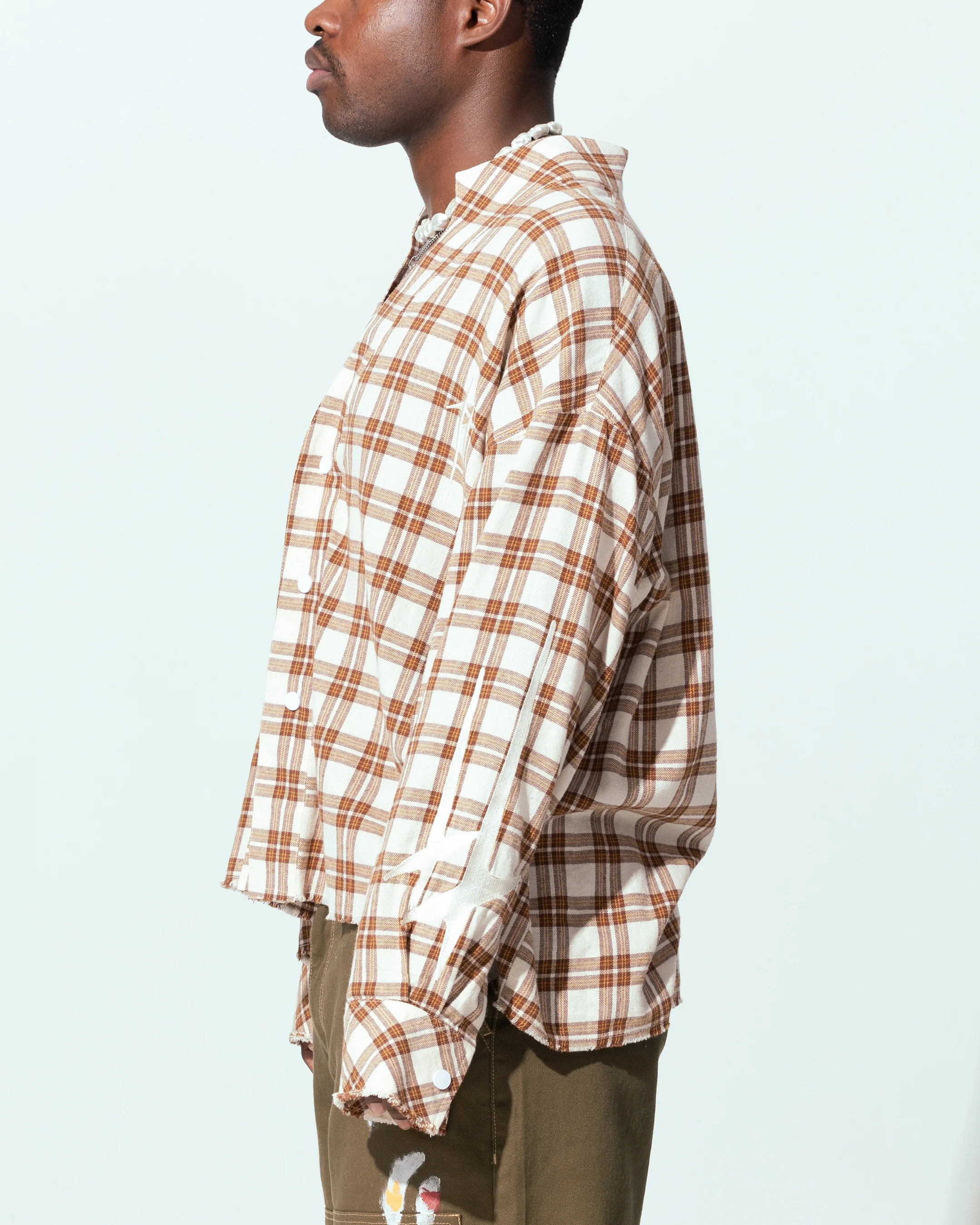 Loiter Kimono Flannel Tan - Image 6