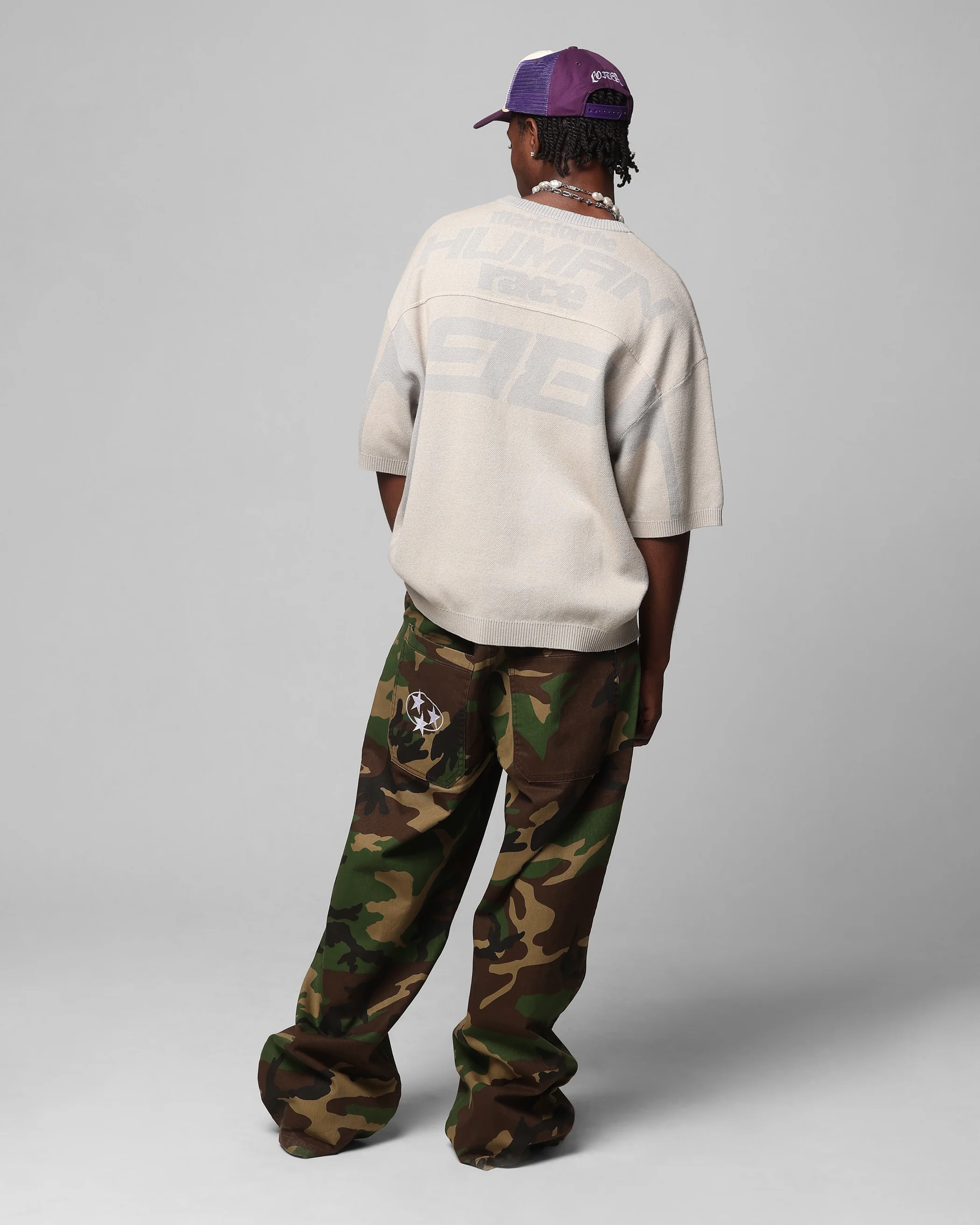Loiter Knit Quarterback Jersey Grey - Image 4