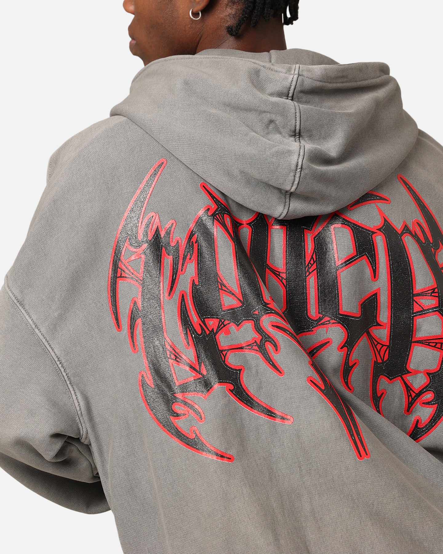 Loiter Metal Hoodie Washed Charcoal - Image 7