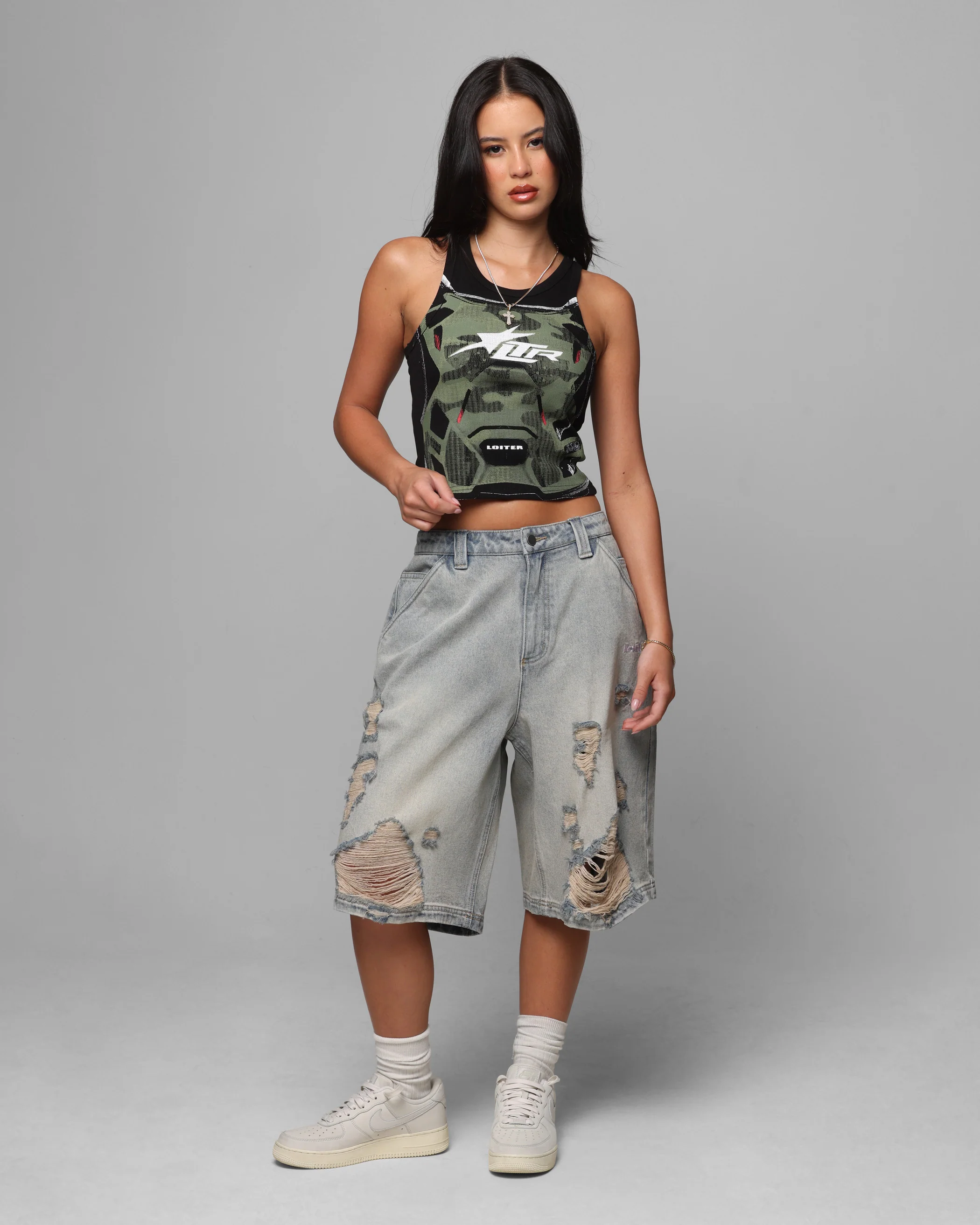 Loiter Women's Motorsport Tank Black - Image 2