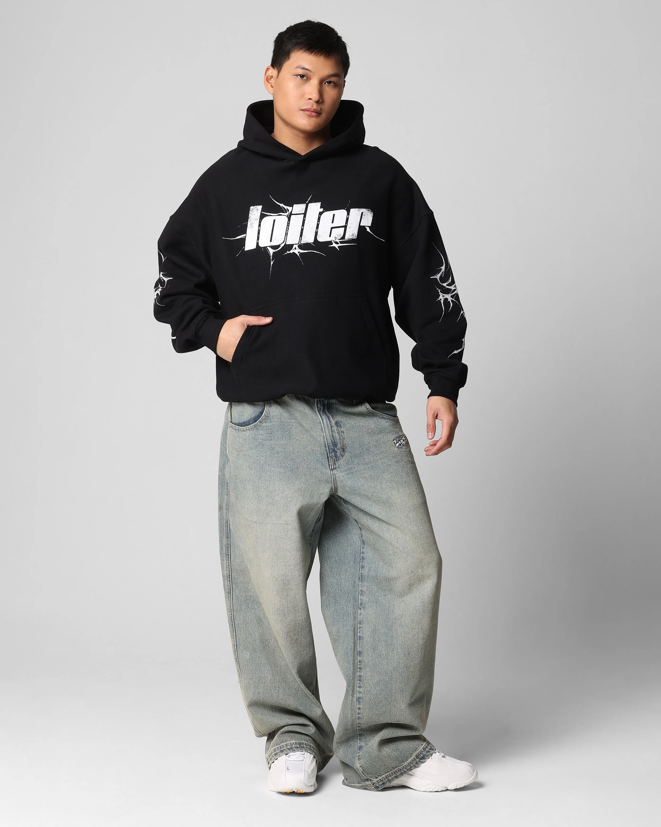 Loiter Neo Hoodie Black - Image 2