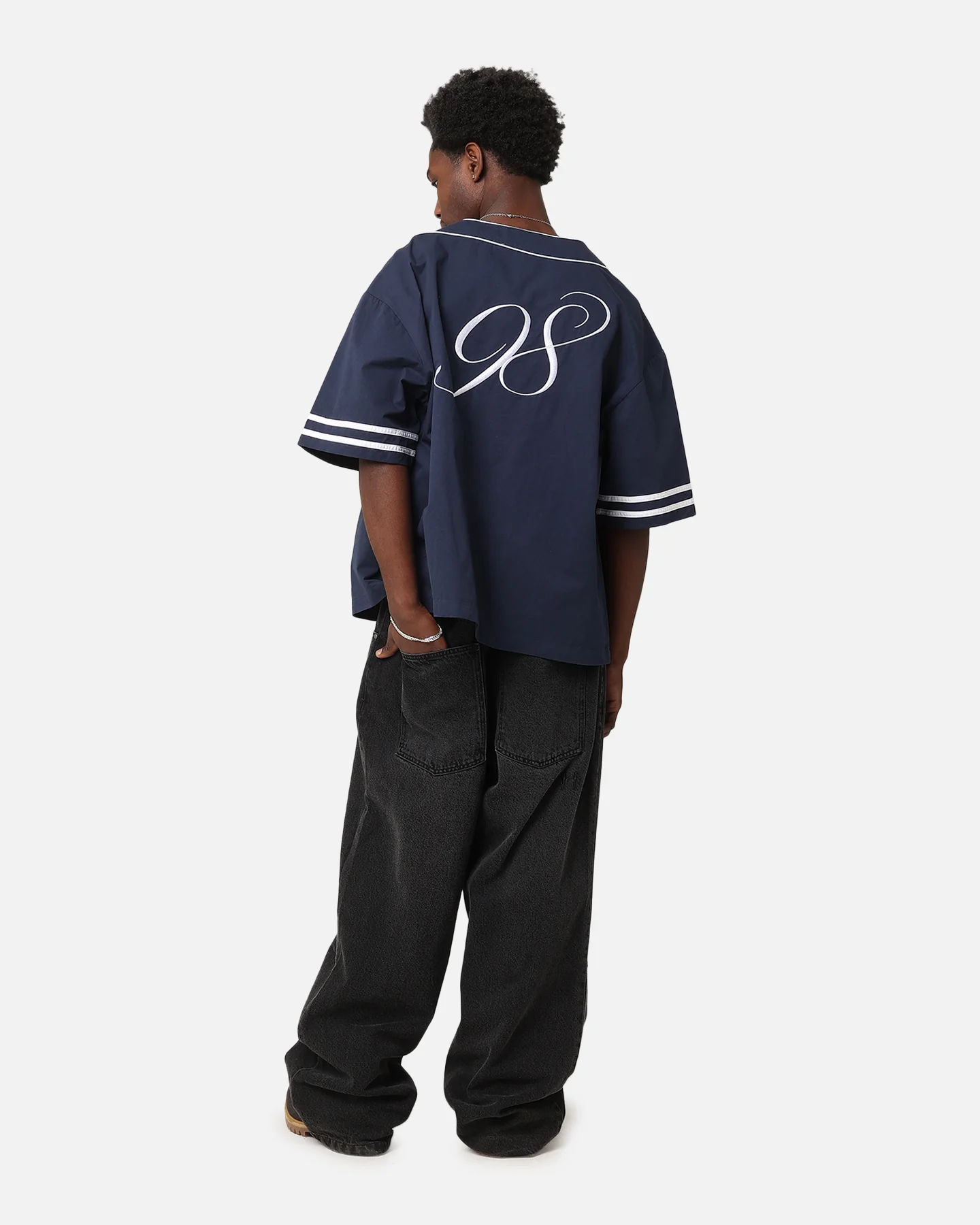 Loiter Outfield Jersey Navy - Image 4