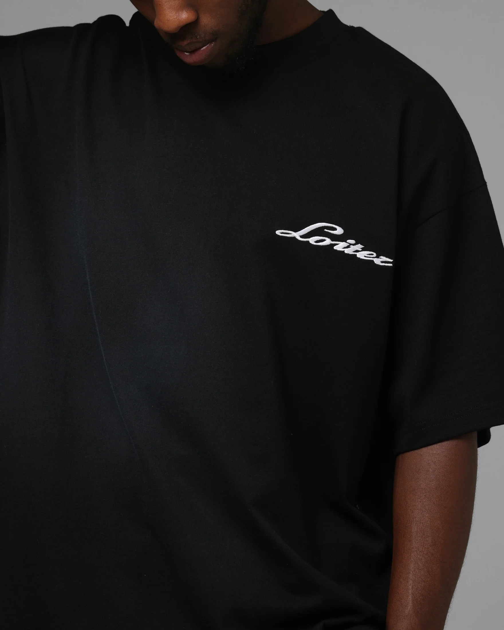 Loiter Pearl T-Shirt Black - Image 8