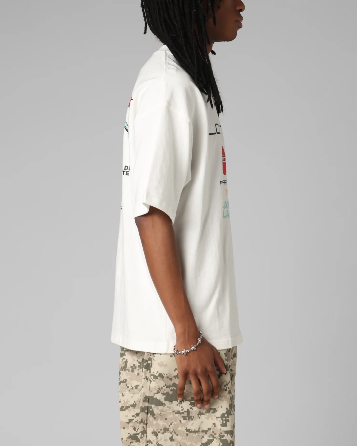 Loiter Performance Premium T-Shirt Off White - Image 5