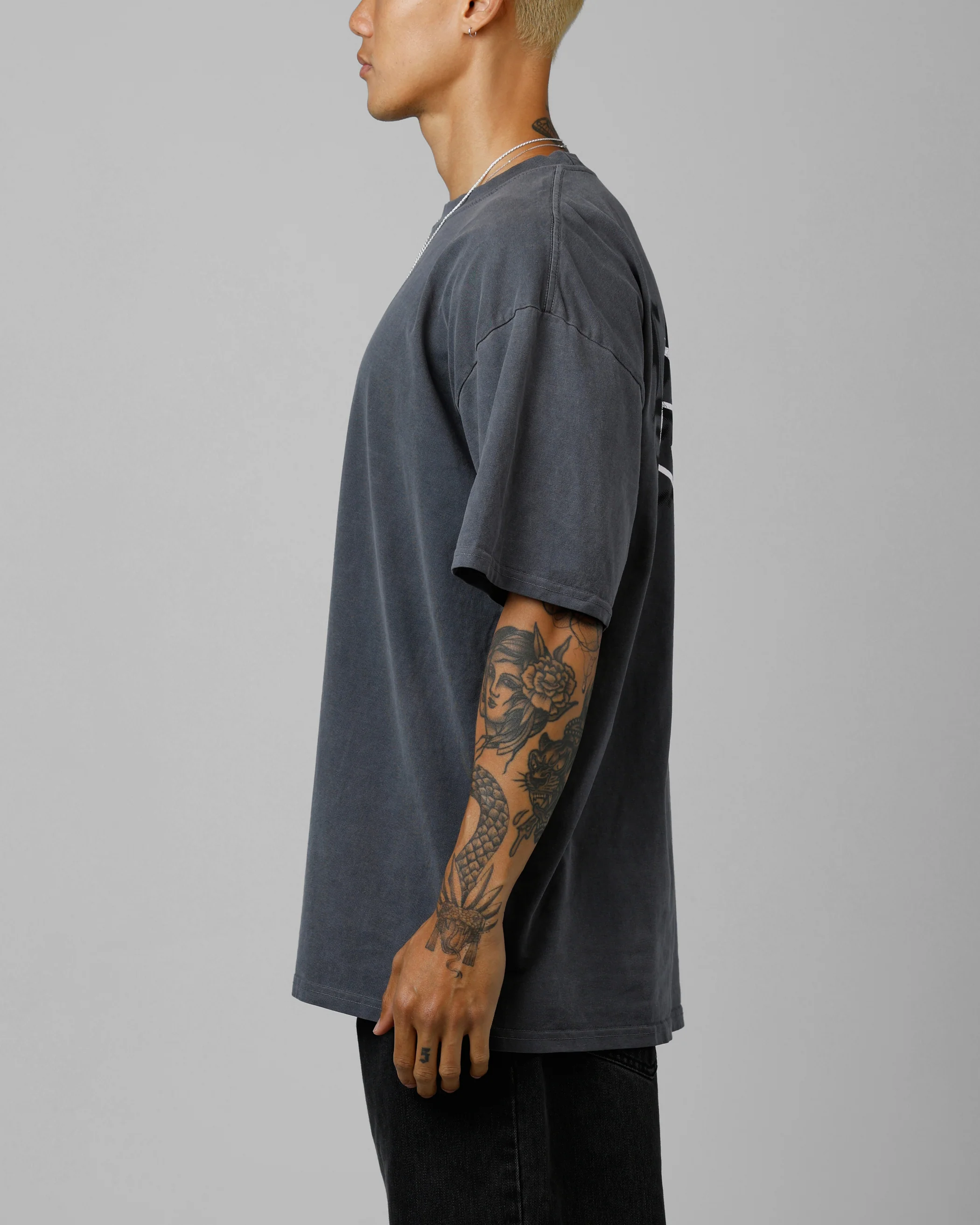 Loiter Phantom Sigil T-Shirt Washed Charcoal - Image 5