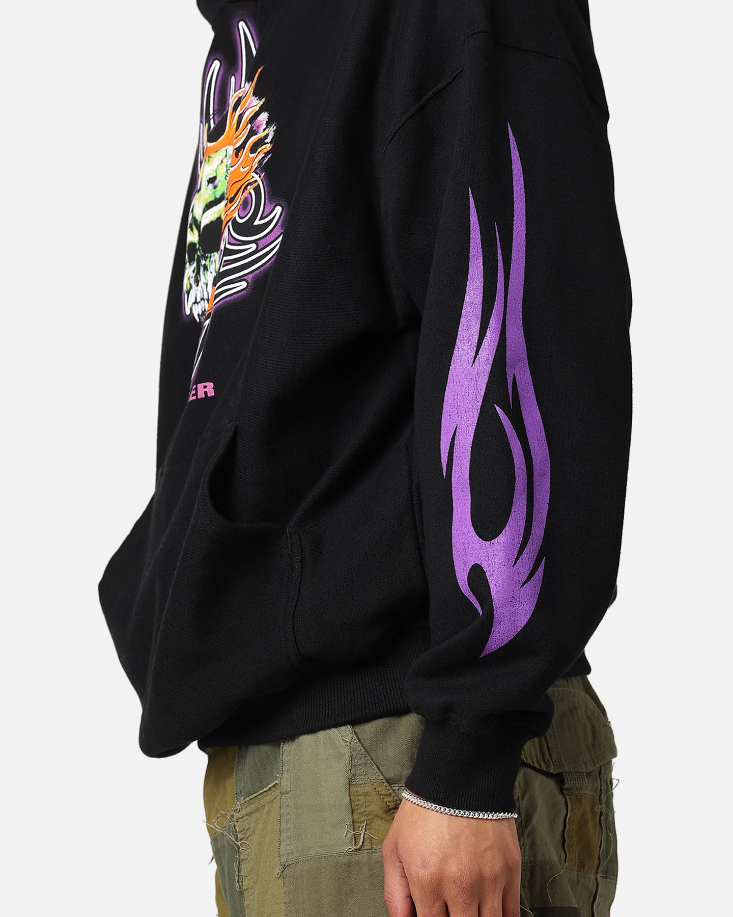 Loiter Rip N Dip Hoodie Black - Image 7