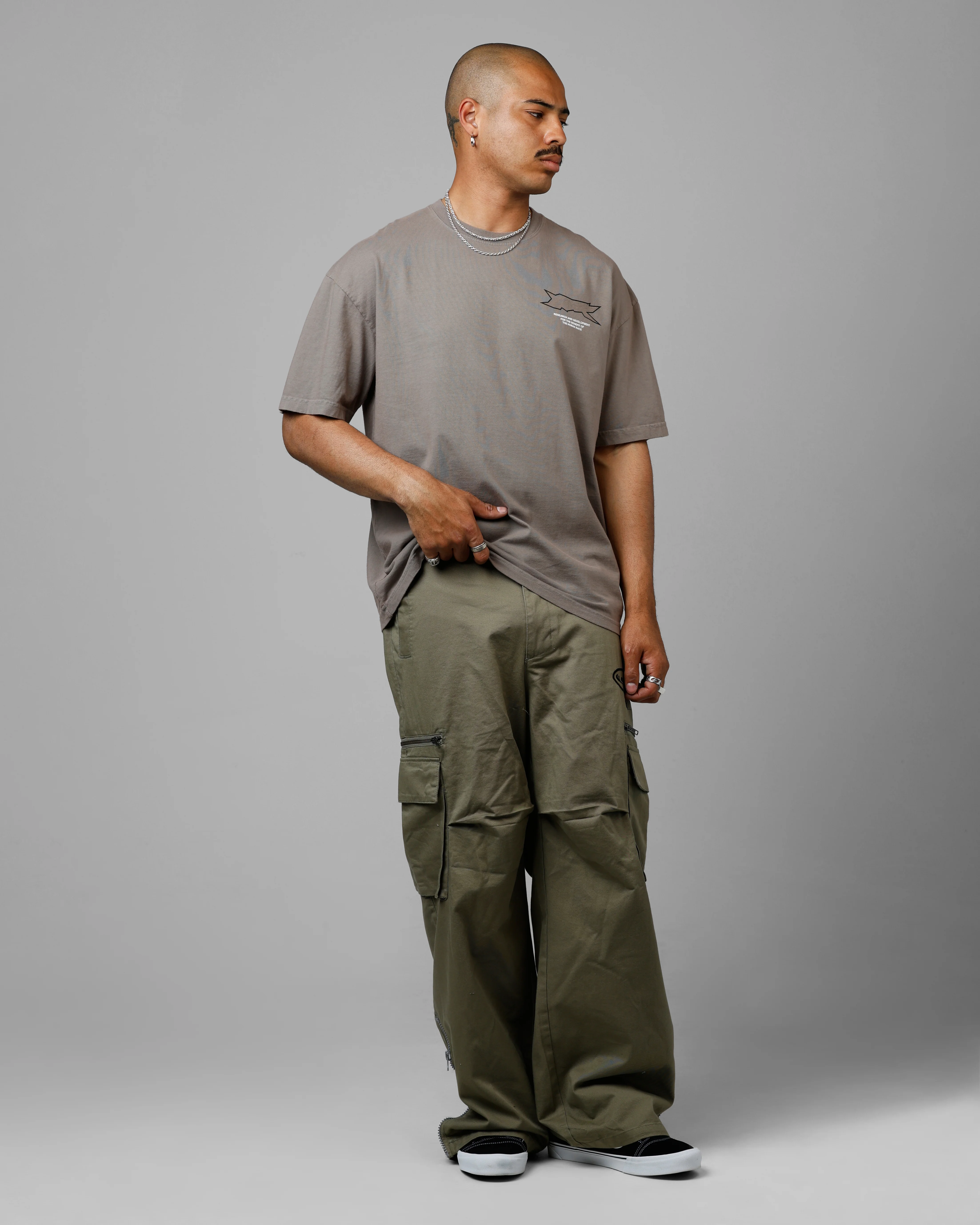 Loiter Runway T-Shirt Brown - Image 3