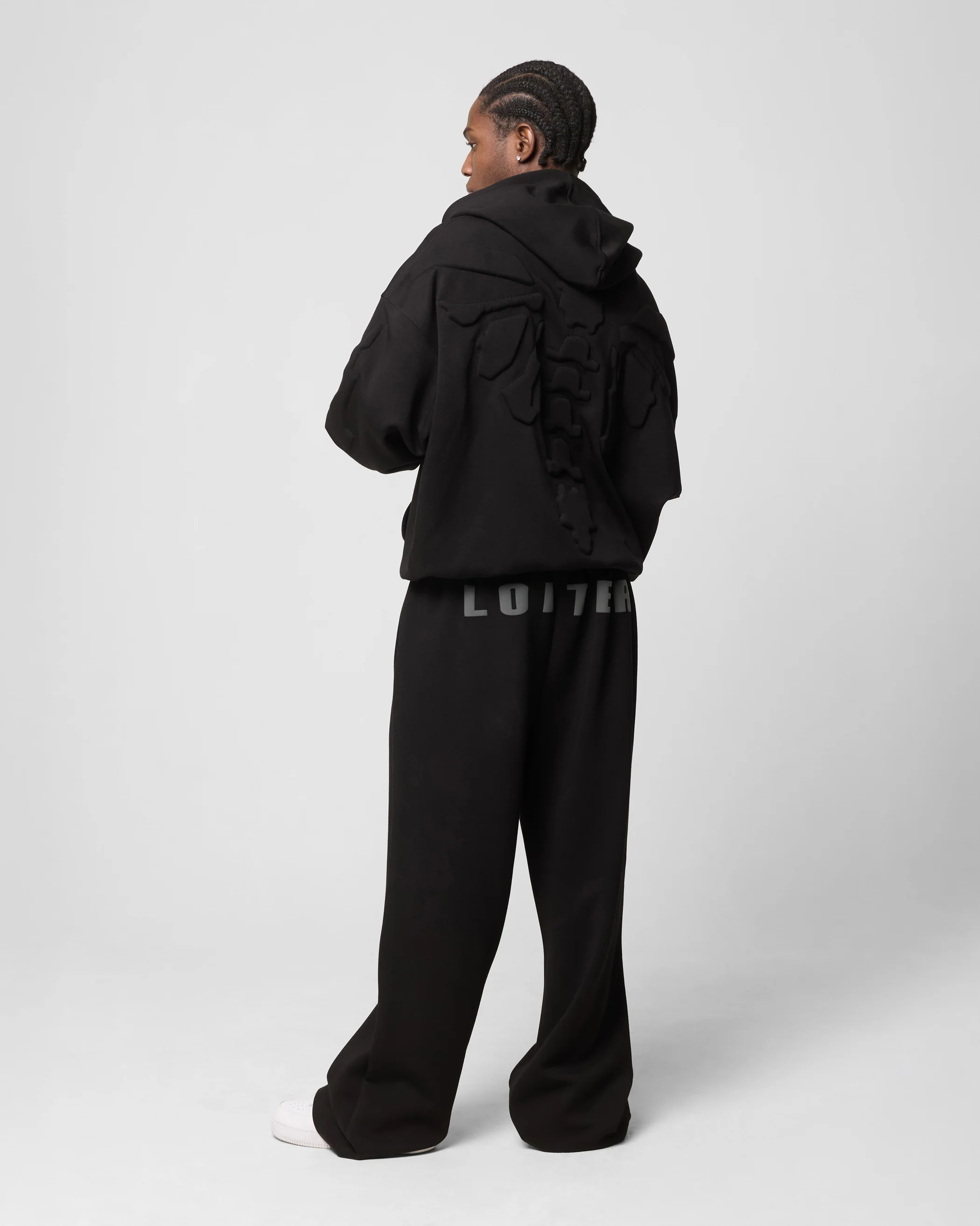 Loiter Sandevistan Hoodie Black - Image 4