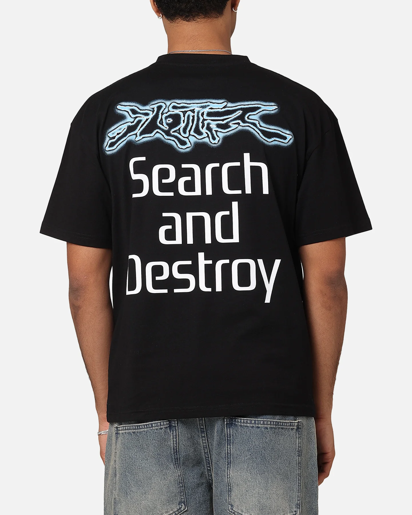 Loiter Search And Destroy T-Shirt Black - Image 2