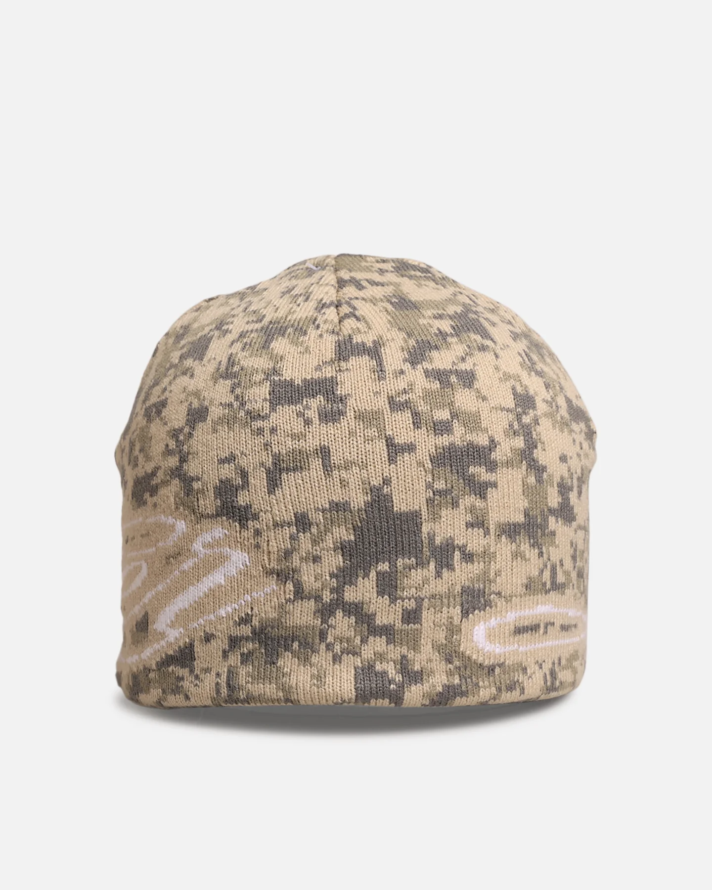Loiter Skull Knit Beanie Digi Camo - Image 2