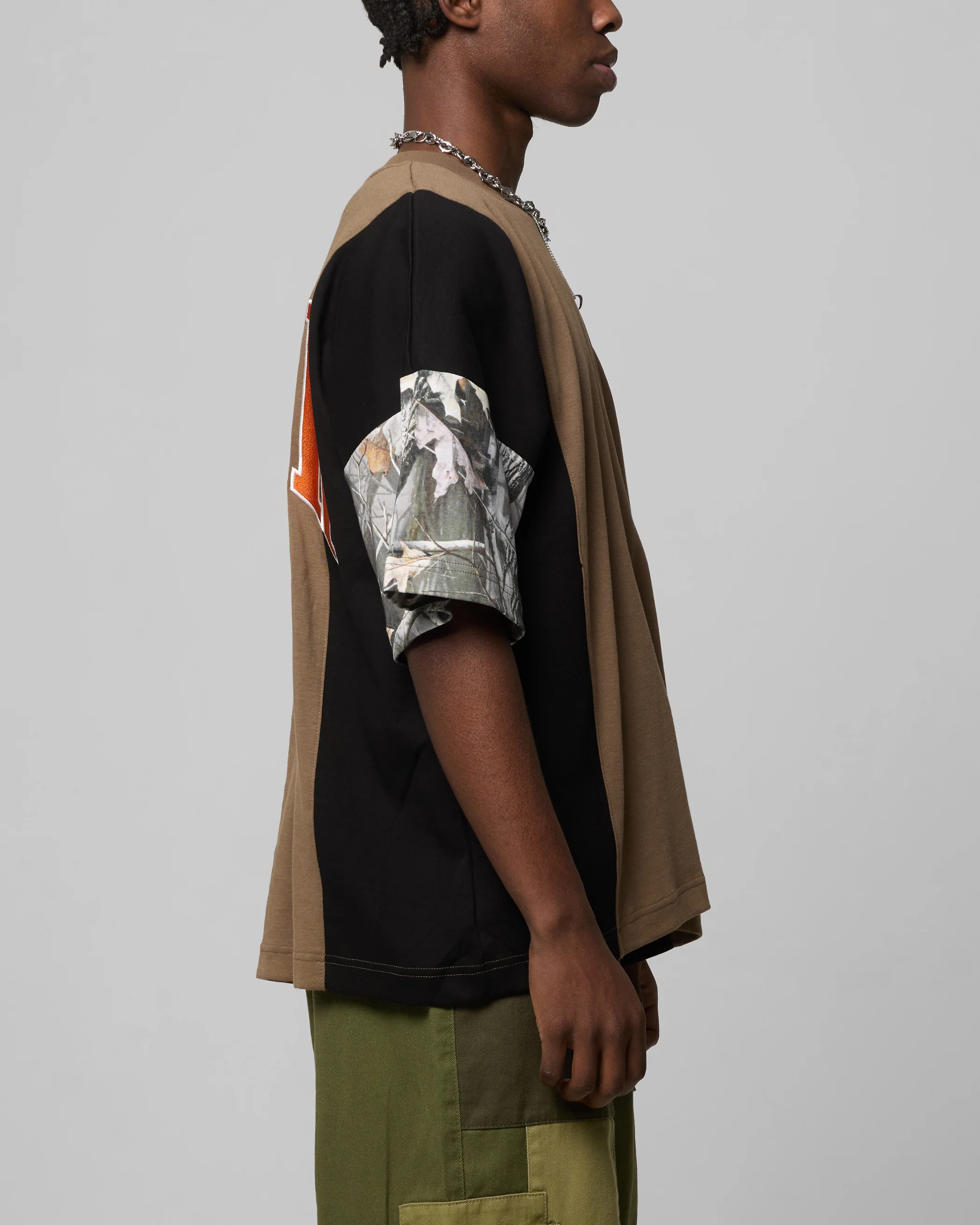 Loiter Splinter T-Shirt Woodland Camo - Image 5