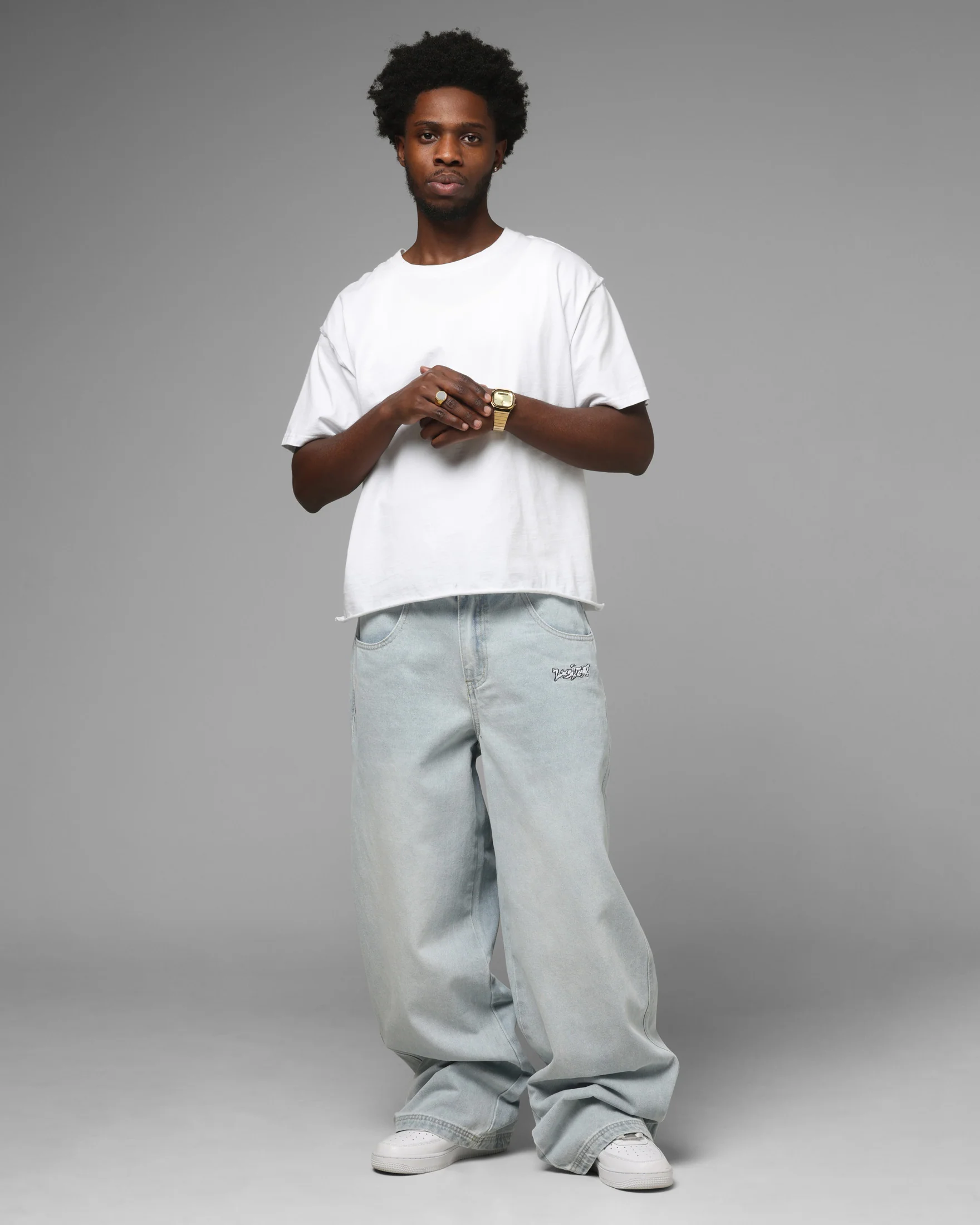 Loiter Star Born Jeans Bleached Blue - Image 2