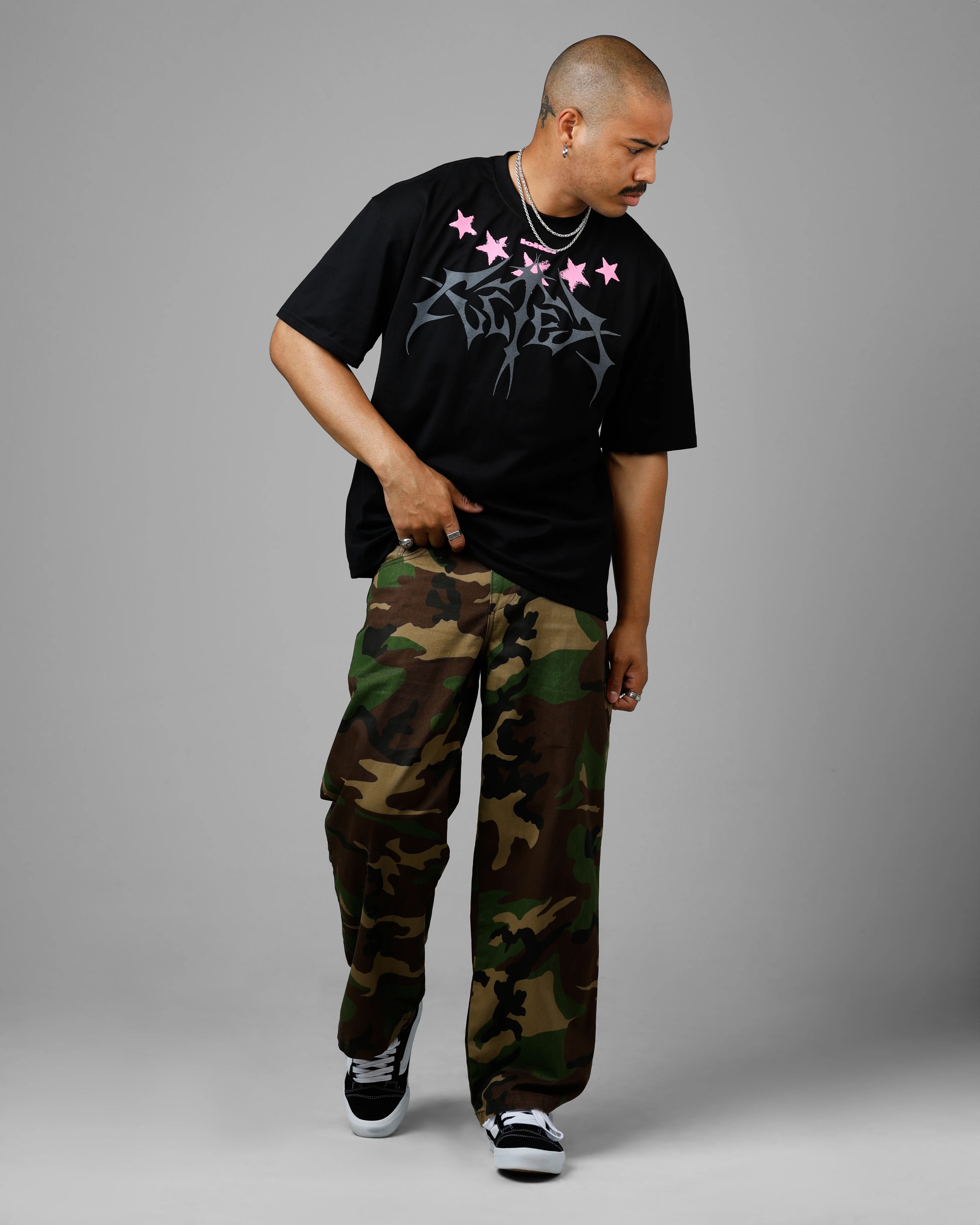 Loiter Starstruckd T-Shirt Black - Image 3