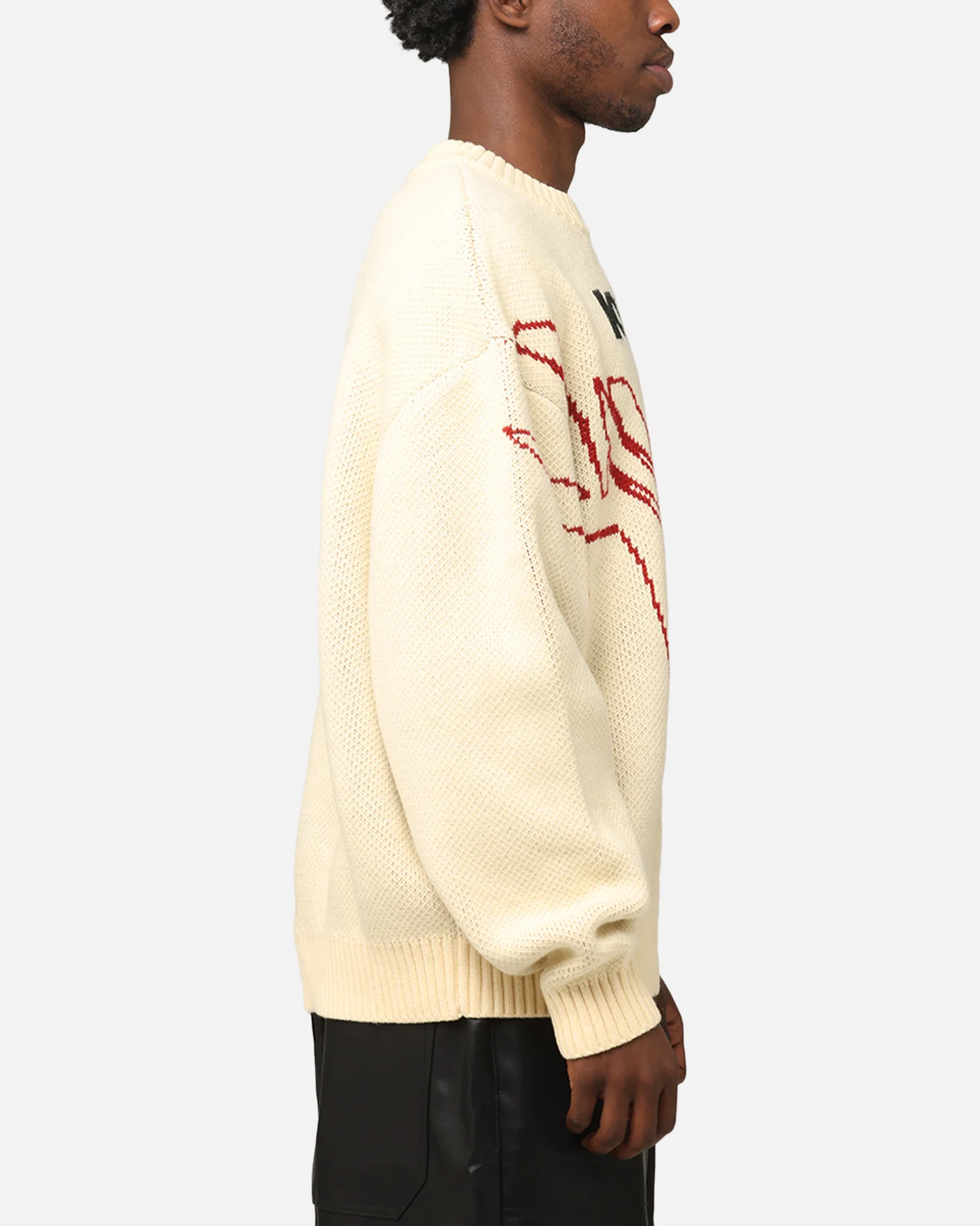 Loiter Substance Knit Sweater Off White - Image 4