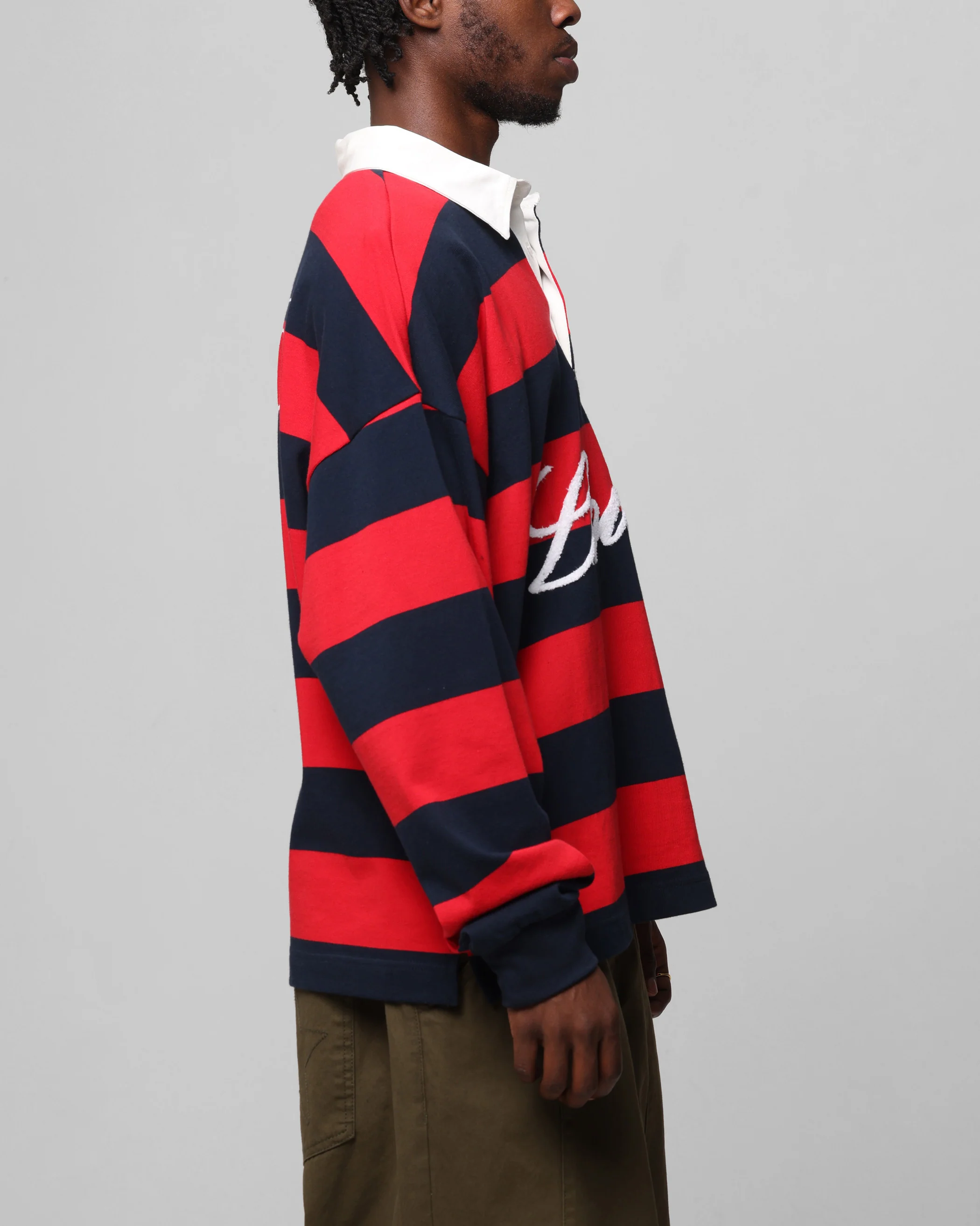 Loiter Sunday Rugby Jersey Red/Navy - Image 5