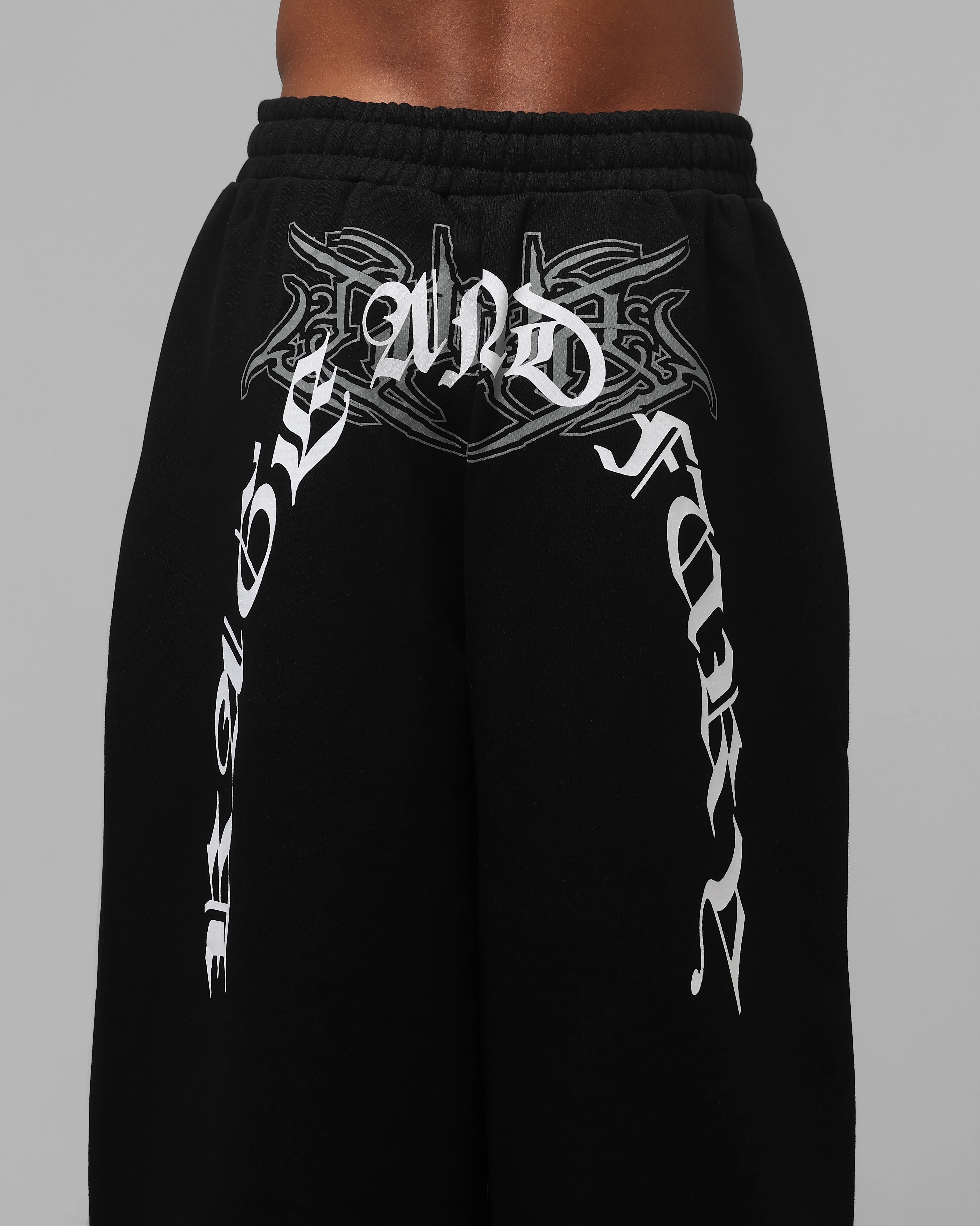 Loiter Team Wipe Sweat Pants Black - Image 8