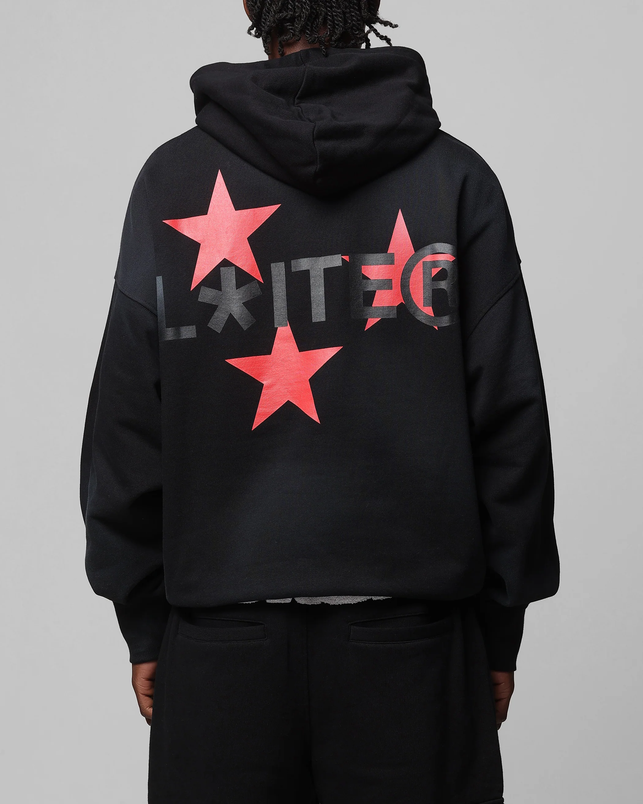 Loiter Trackstar Hoodie Washed Black - Image 2