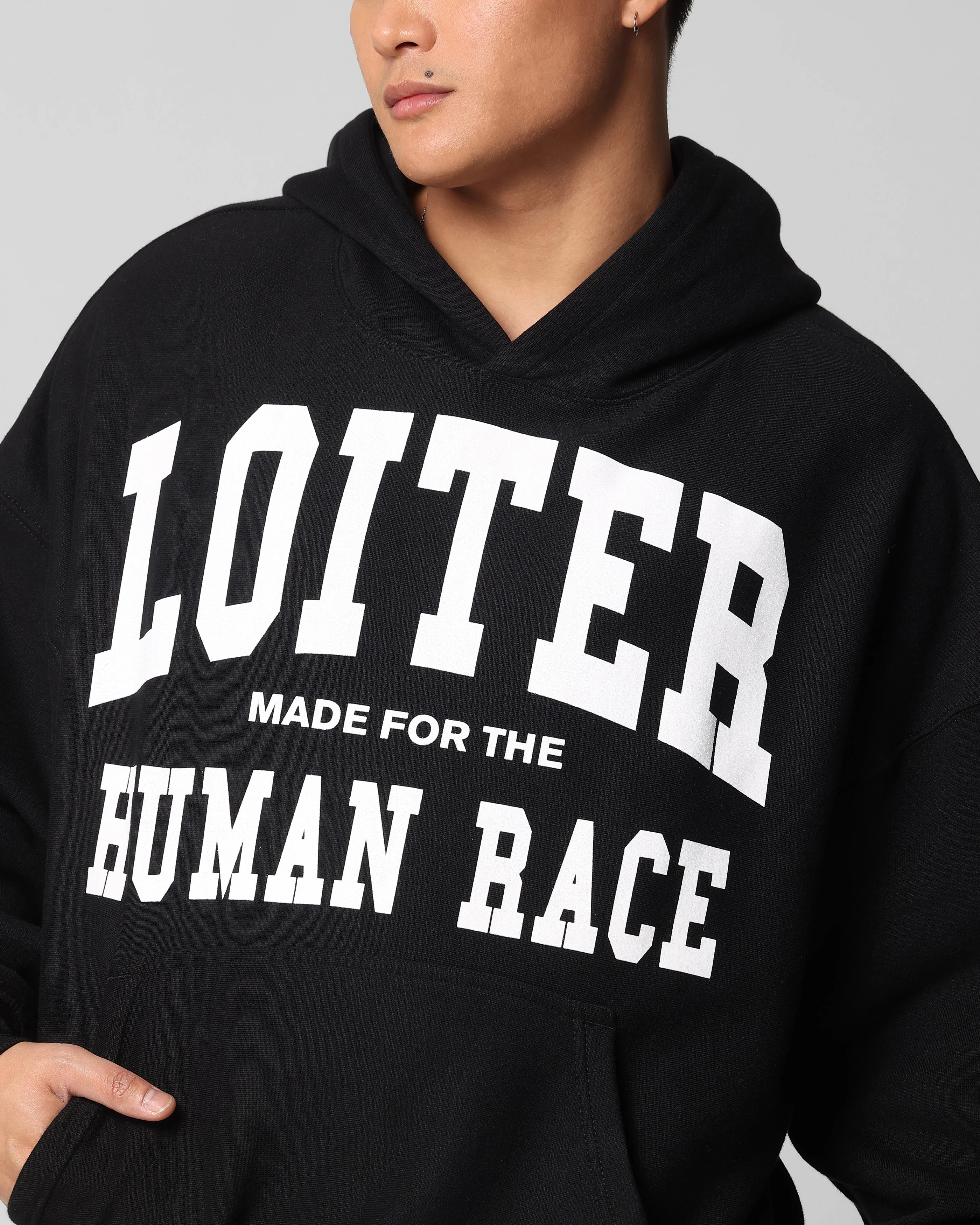 Loiter Training Day Hoodie Black - Image 7