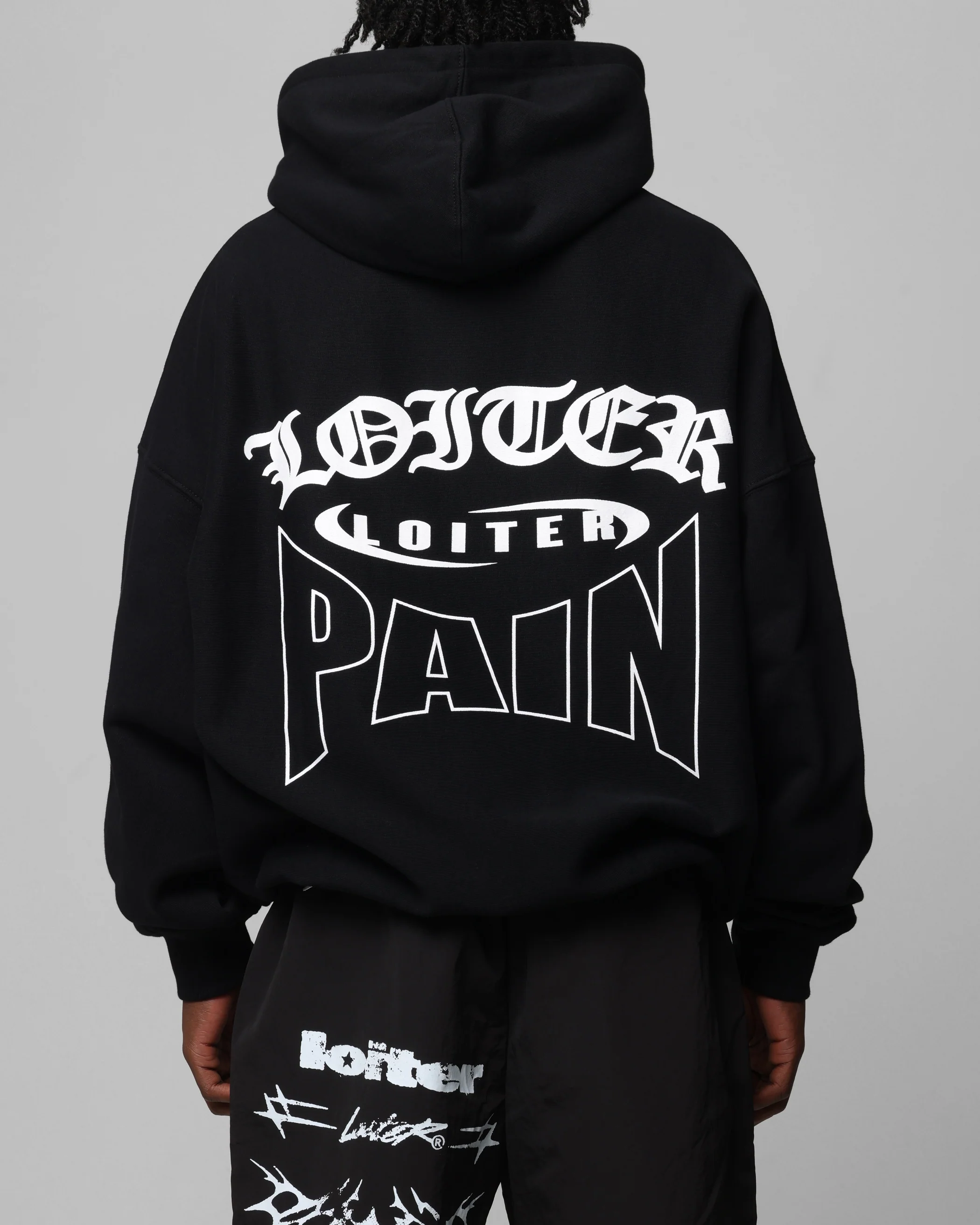 Loiter Ultimate Pain Hoodie Black - Image 2