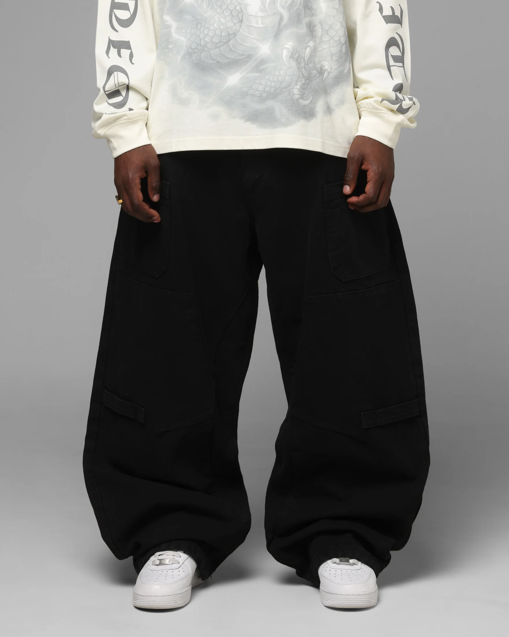 Loiter Utility Work Pants Black