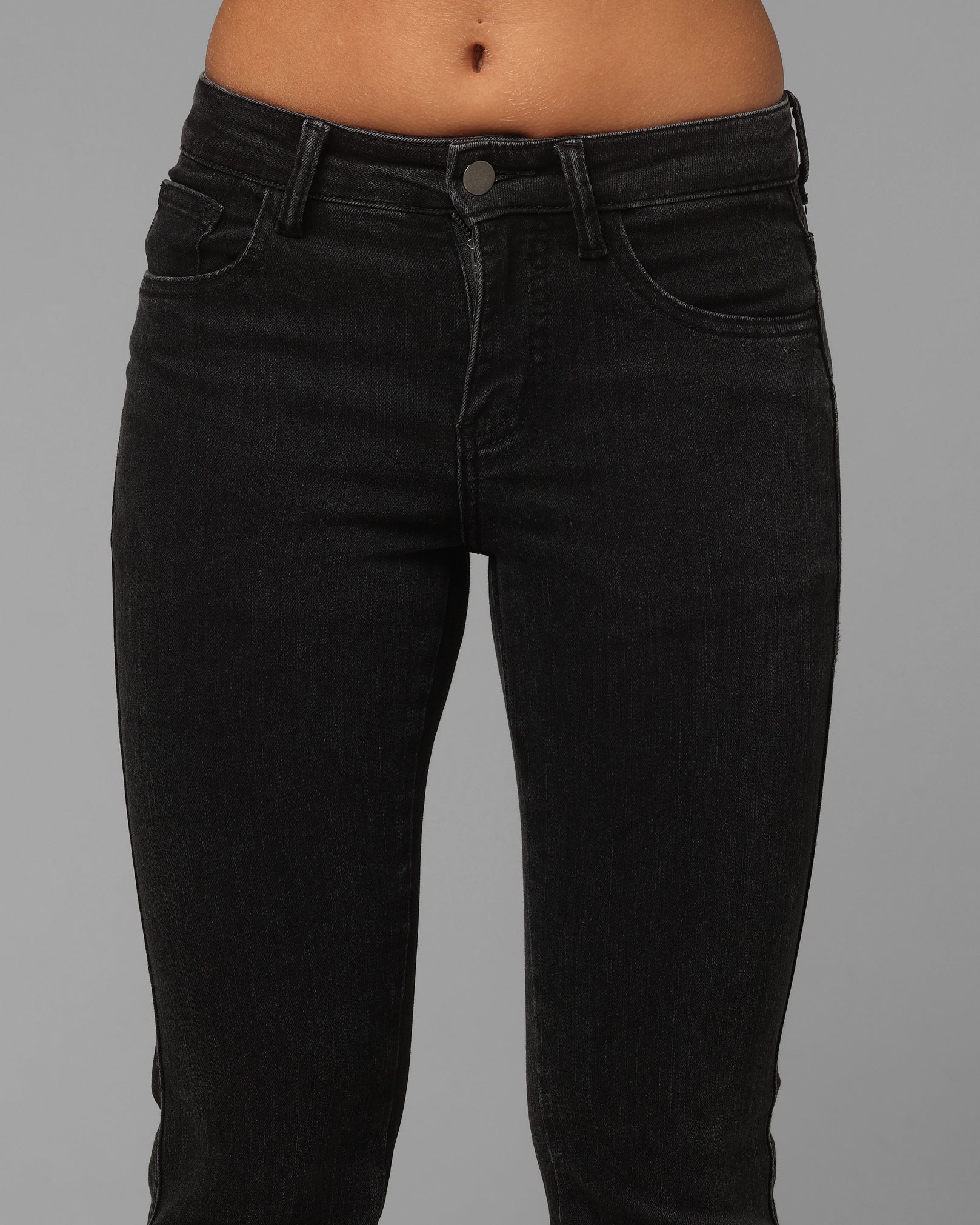 Loiter Women's Wraith Bootcut Jeans Black - Image 7