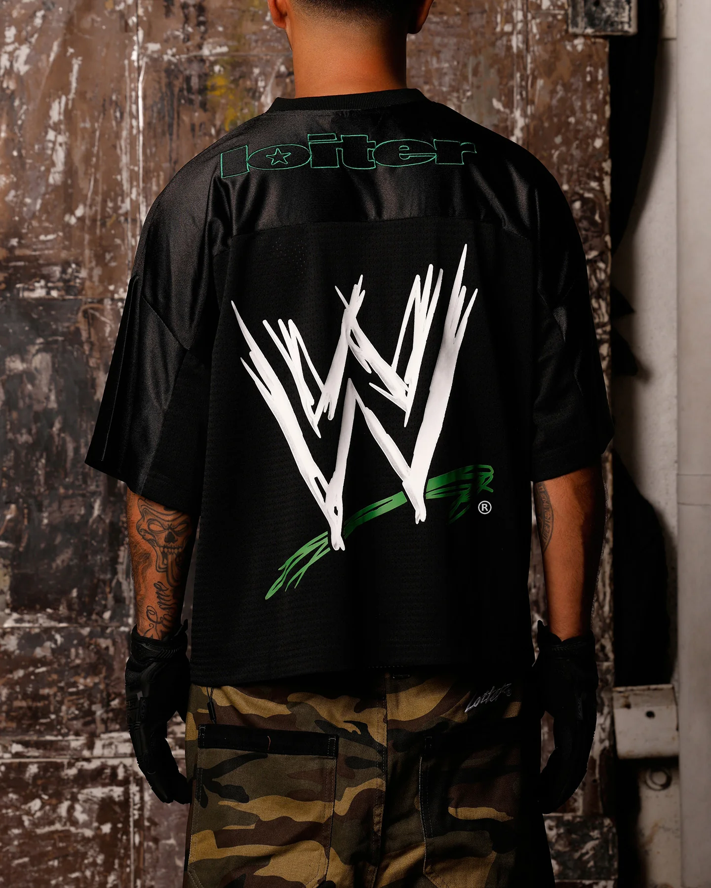 Loiter X WWE Wrestle Mania Training Jersey Black - Image 6